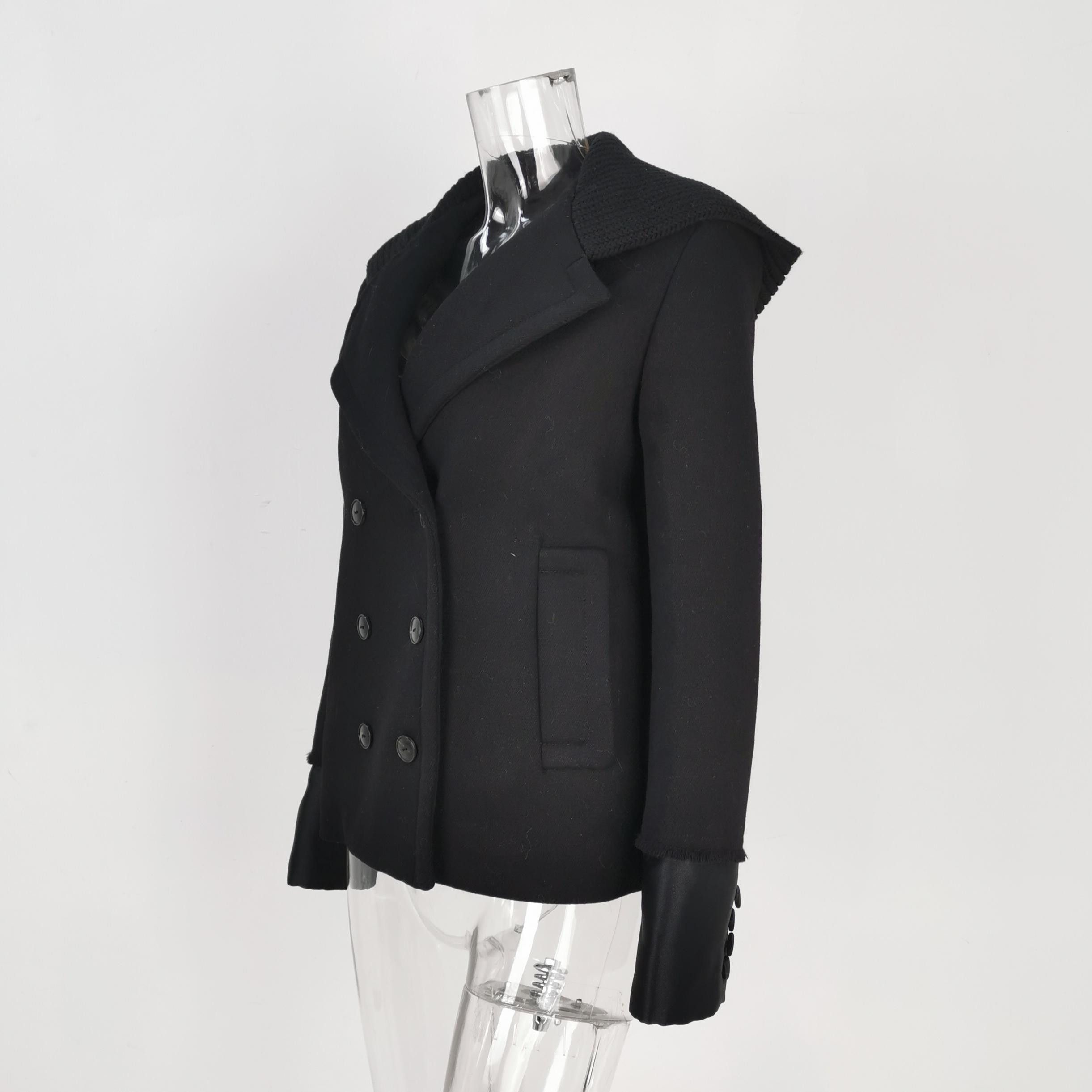 Alexander Wang Alexander Wang Wool Blend Hooded Jacket Size 4 Size S / US 4 / IT 40 - 2 Thumbnail