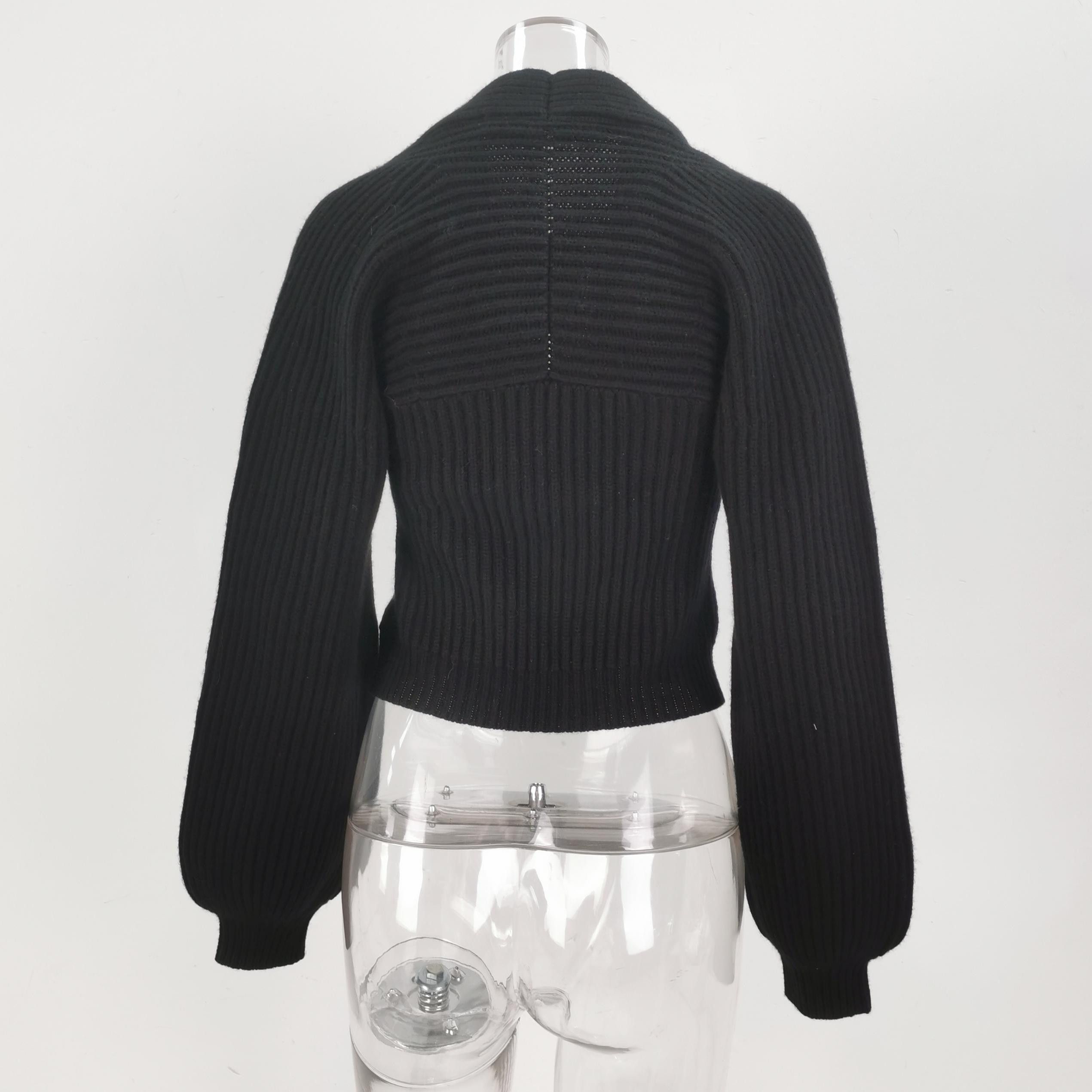 Alexander Wang Alexander Wang Ribbed Wool Blend Sweater Size S Size S / US 4 / IT 40 - 3 Thumbnail