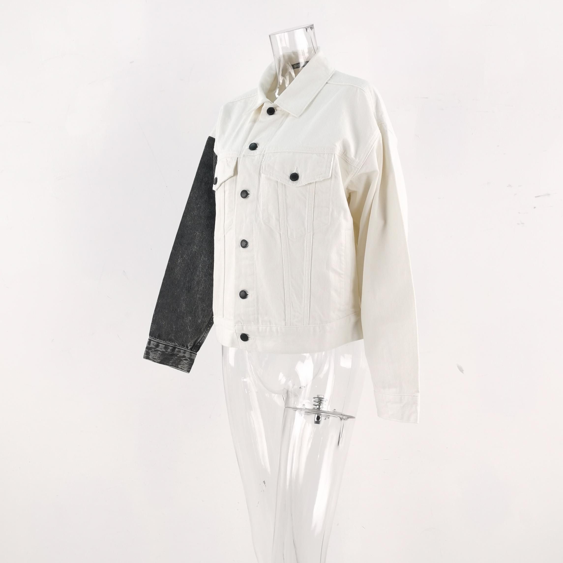 Alexander Wang Alexander Wang Two-Tone Denim Jacket Size S Size US S / EU 44-46 / 1 - 2 Thumbnail