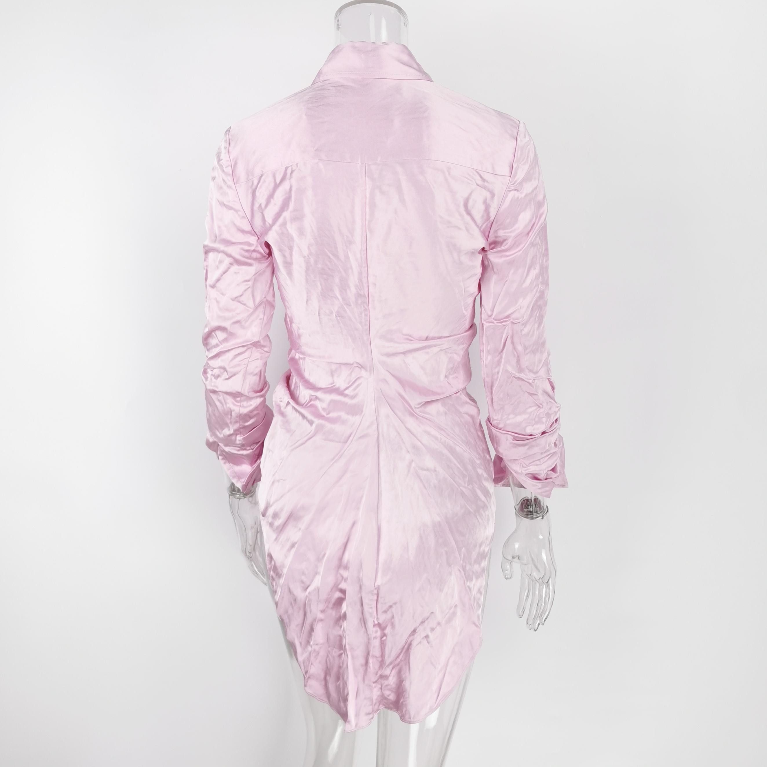 Alexander Wang Alexander Wang Pink Shirt Dress Size 0 Size XS / US 0-2 / IT 36-38 - 3 Thumbnail