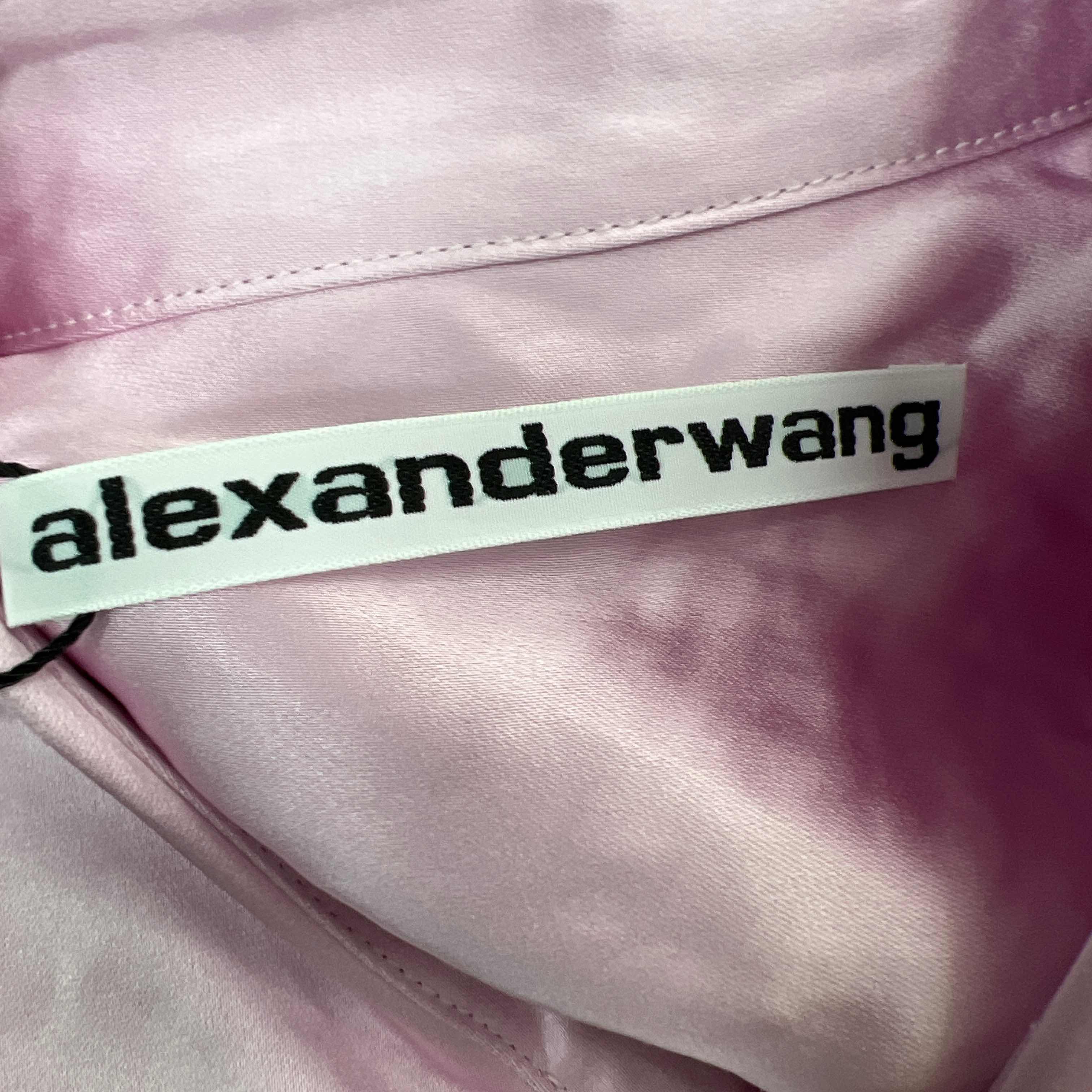 Alexander Wang Alexander Wang Pink Shirt Dress Size 0 Size XS / US 0-2 / IT 36-38 - 5 Thumbnail