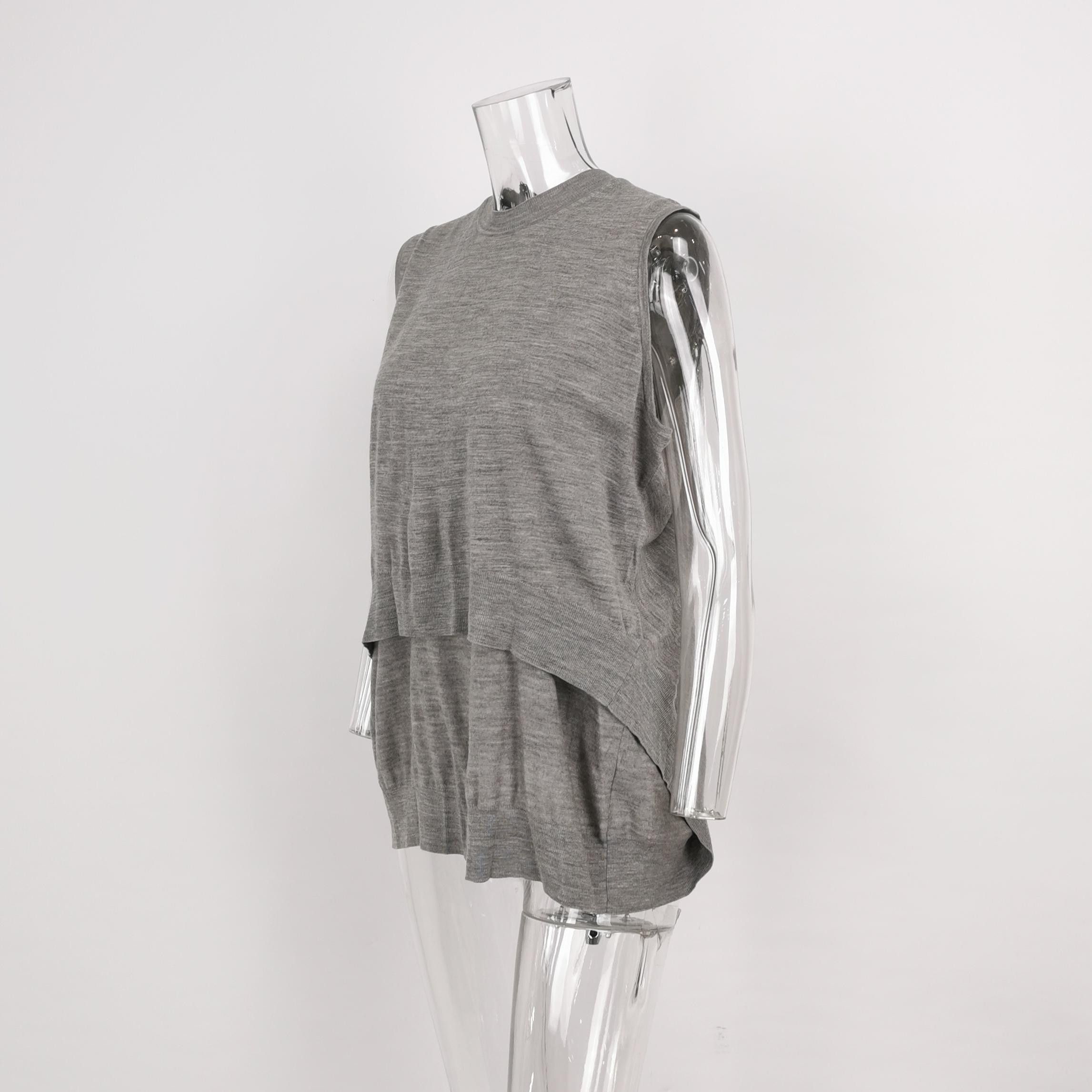 Alexander Wang Alexander Wang Merino Wool Sleeveless Sweater Size L Size L / US 10 / IT 46 - 2 Thumbnail