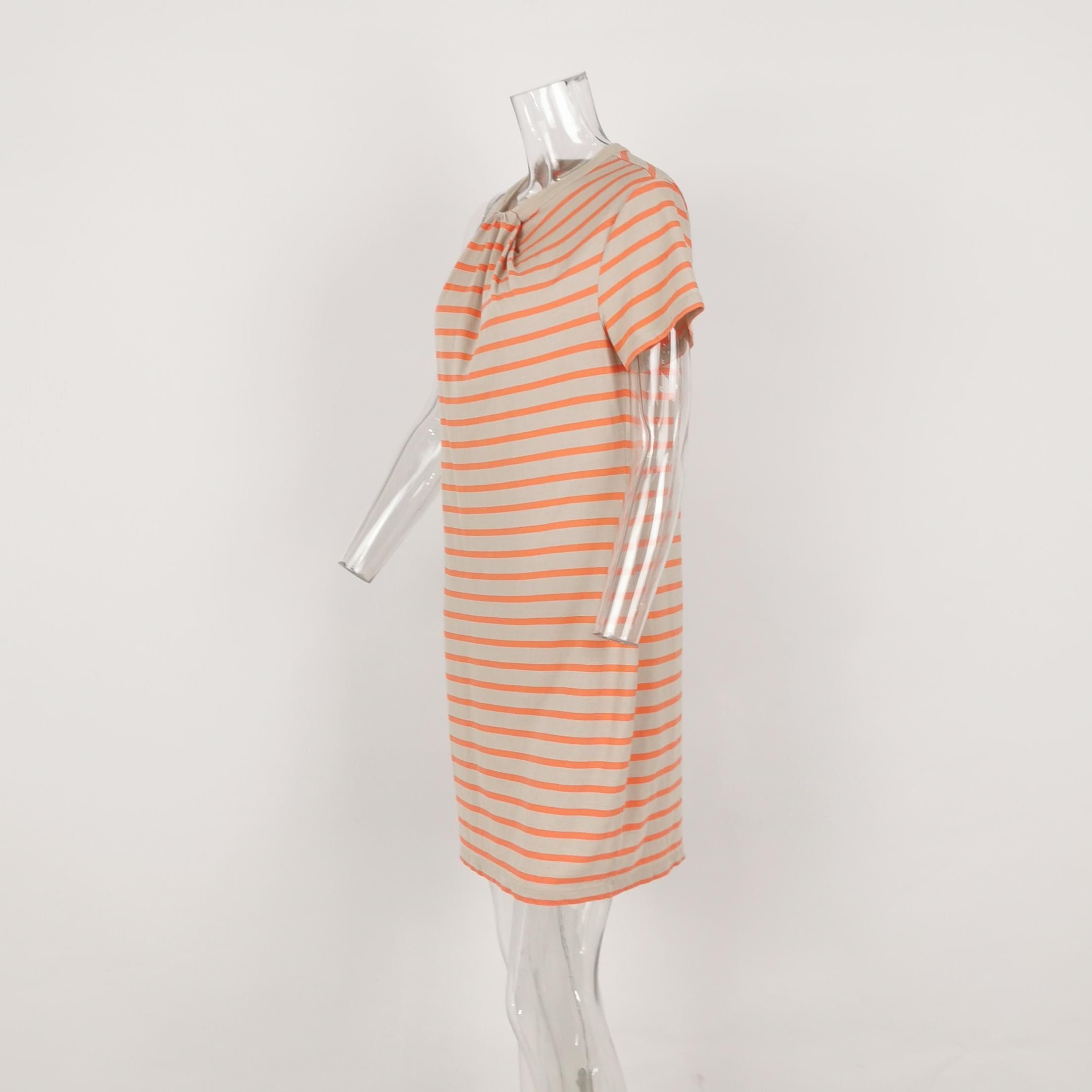 Alexander Wang Alexander Wang Striped Cotton Mini Dress Size S Size S / US 4 / IT 40 - 2 Thumbnail