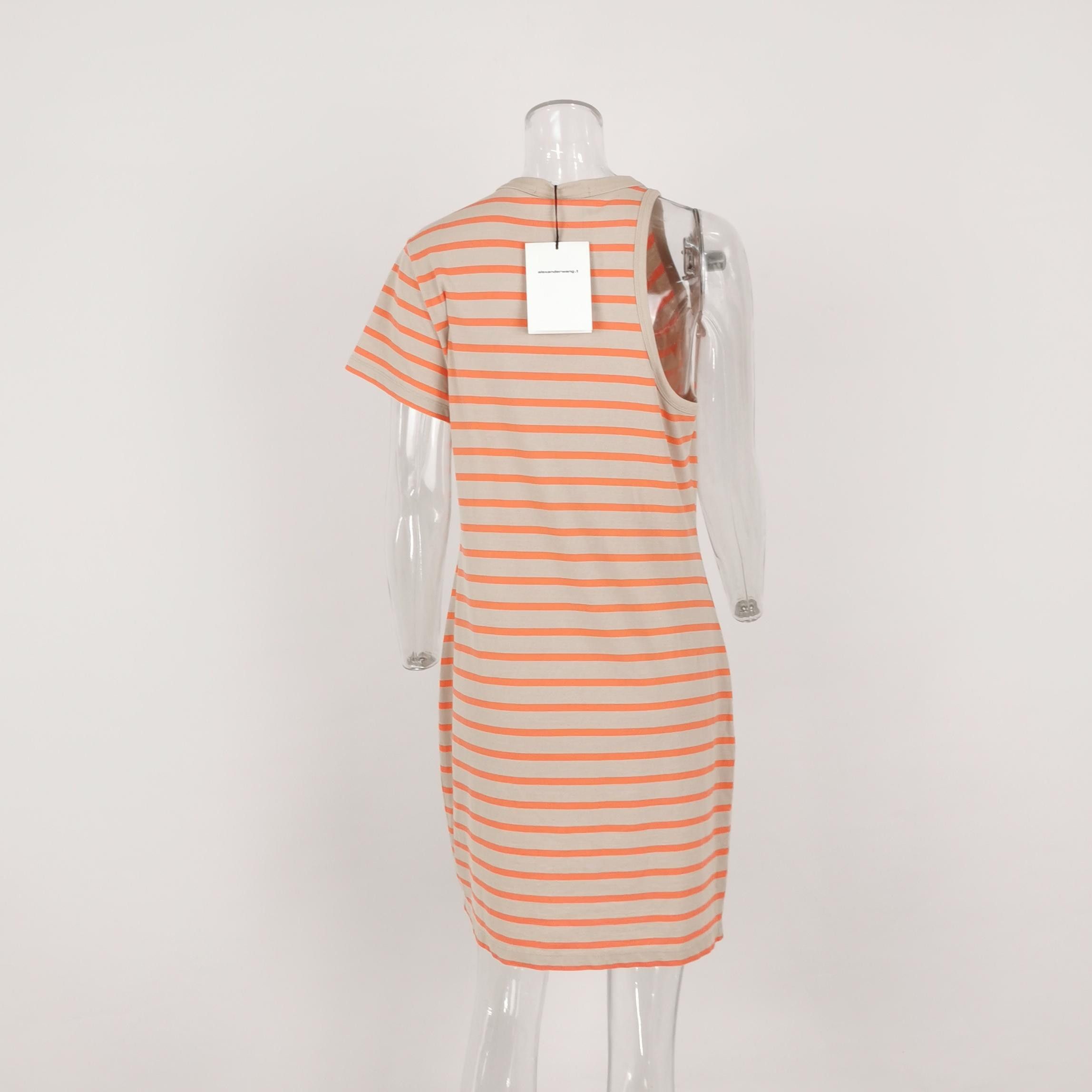 Alexander Wang Alexander Wang Striped Cotton Mini Dress Size S Size S / US 4 / IT 40 - 3 Thumbnail