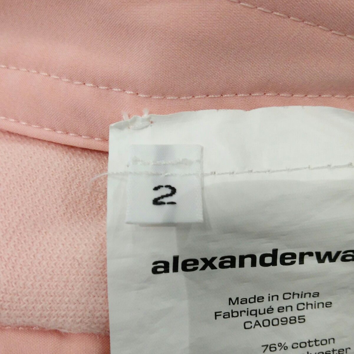 Alexander Wang Alexander Wang Pink Cotton Blend Pants US 2 Size 26" / US 2 / IT 38 - 5 Thumbnail