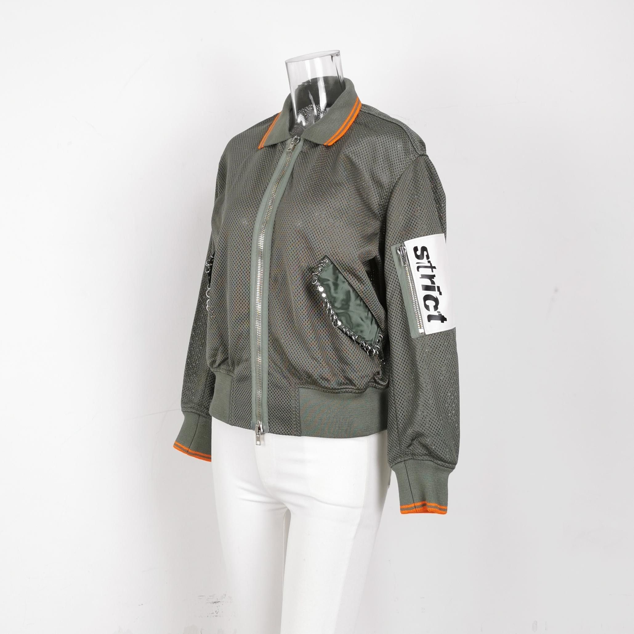 Alexander Wang Alexander Wang Mesh Bomber Jacket Size XS Size XS / US 0-2 / IT 36-38 - 2 Thumbnail