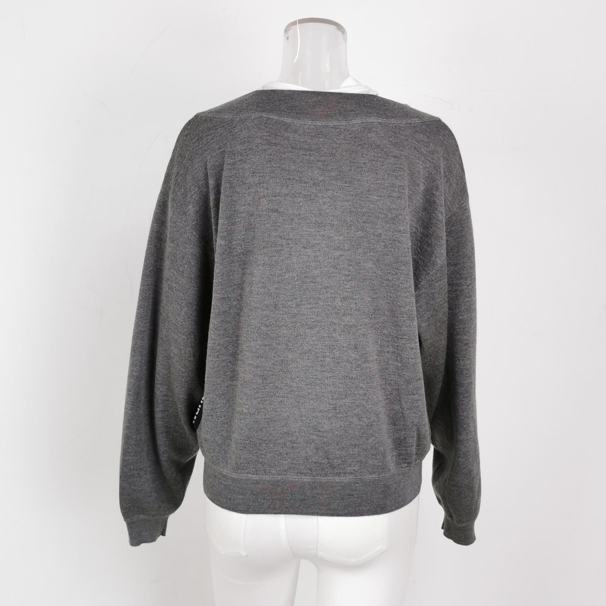 Alexander Wang Alexander Wang Bi-Layer V-Neck Sweater Size S Size S / US 4 / IT 40 - 3 Thumbnail
