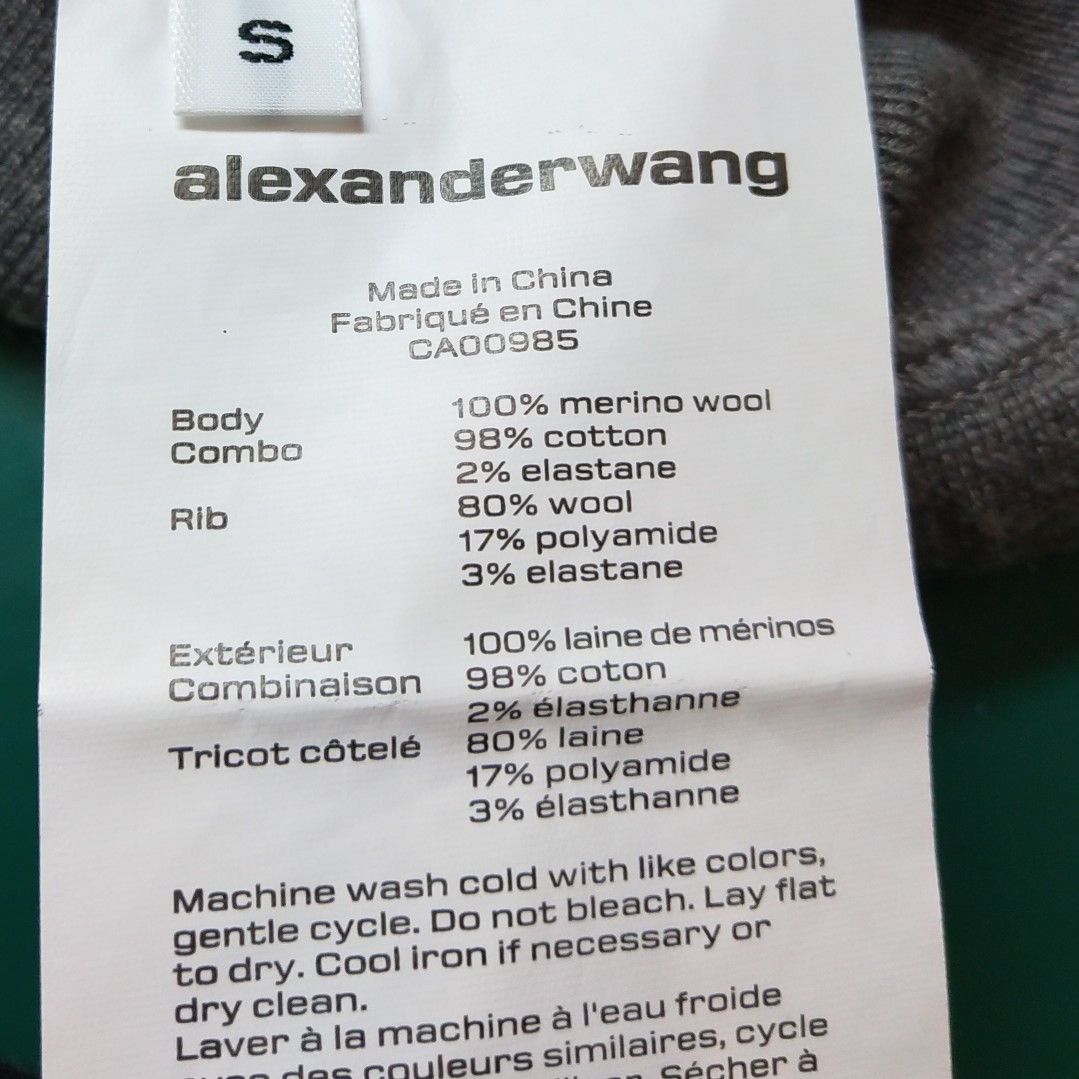 Alexander Wang Alexander Wang Bi-Layer V-Neck Sweater Size S Size S / US 4 / IT 40 - 7 Thumbnail