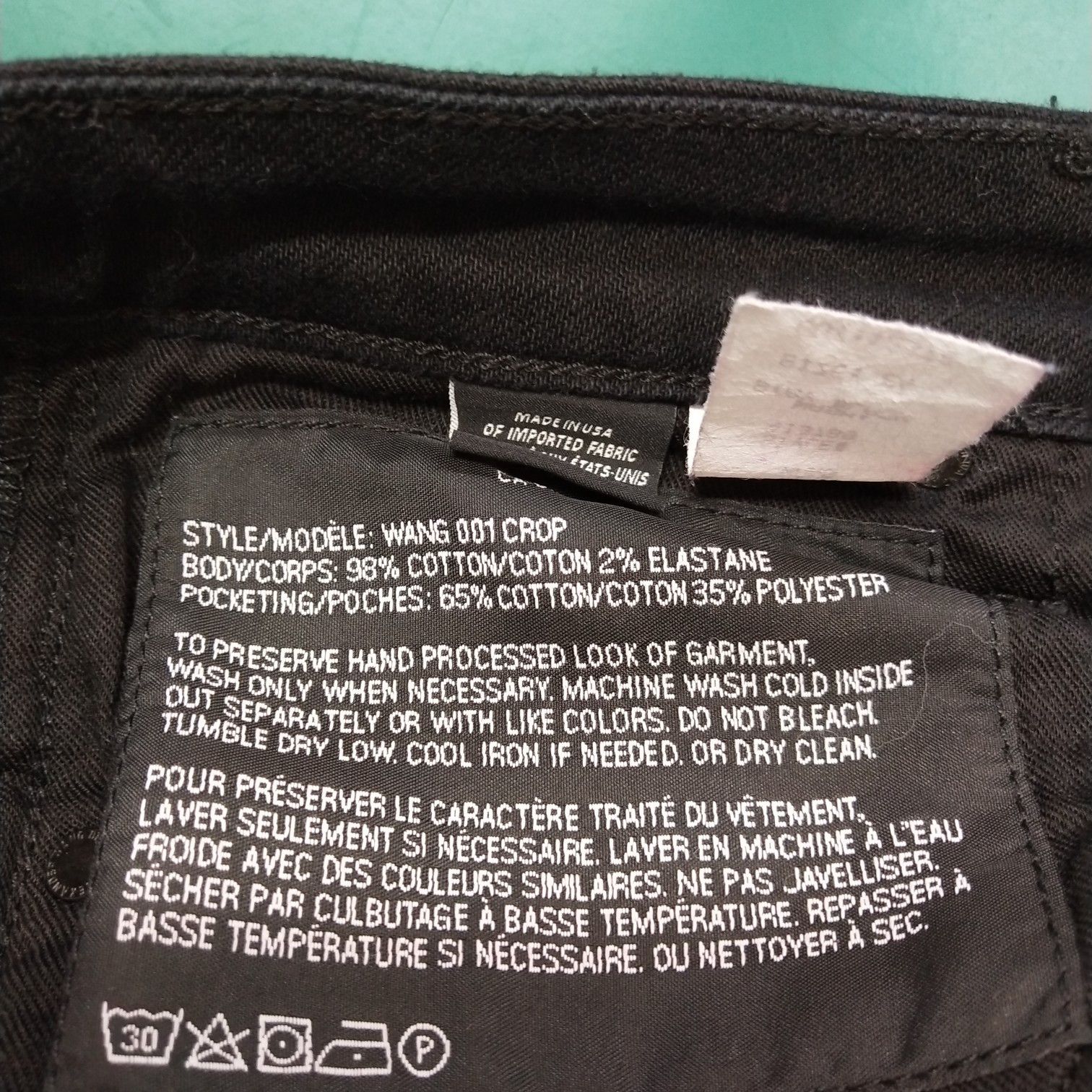 Alexander Wang Alexander Wang Black Denim Jeans Size 24 Size 24" / US 00 / IT 34 - 7 Thumbnail