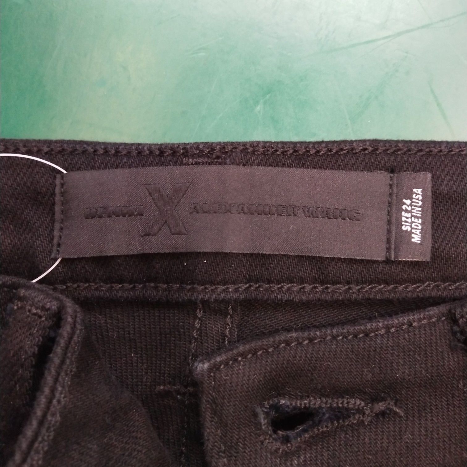 Alexander Wang Alexander Wang Black Denim Jeans Size 24 Size 24" / US 00 / IT 34 - 5 Thumbnail
