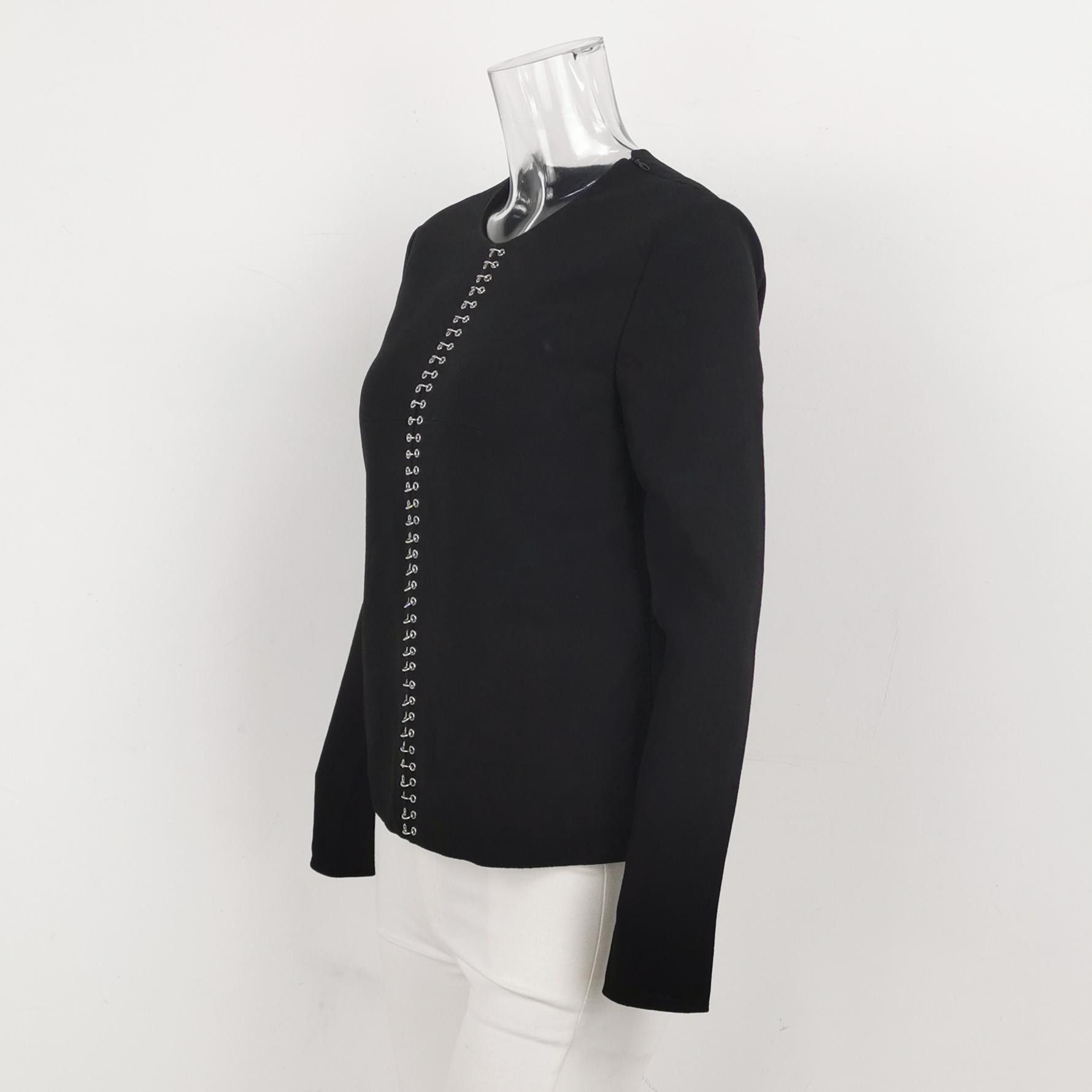 Alexander Wang Alexander Wang Hardware Detail Long Sleeve Top Size 2 Size XS / US 0-2 / IT 36-38 - 2 Thumbnail