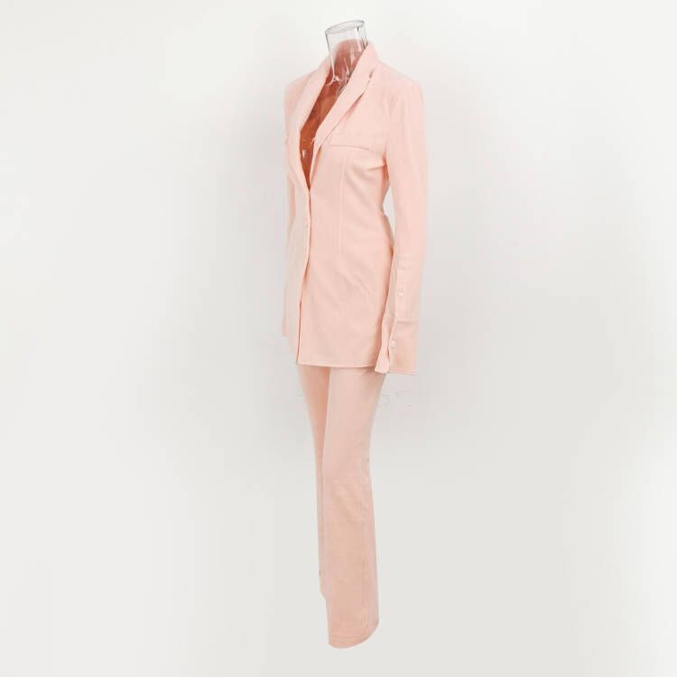 Alexander Wang Alexander Wang Pink Blazer Suit Size 4 Size S / US 4 / IT 40 - 2 Thumbnail