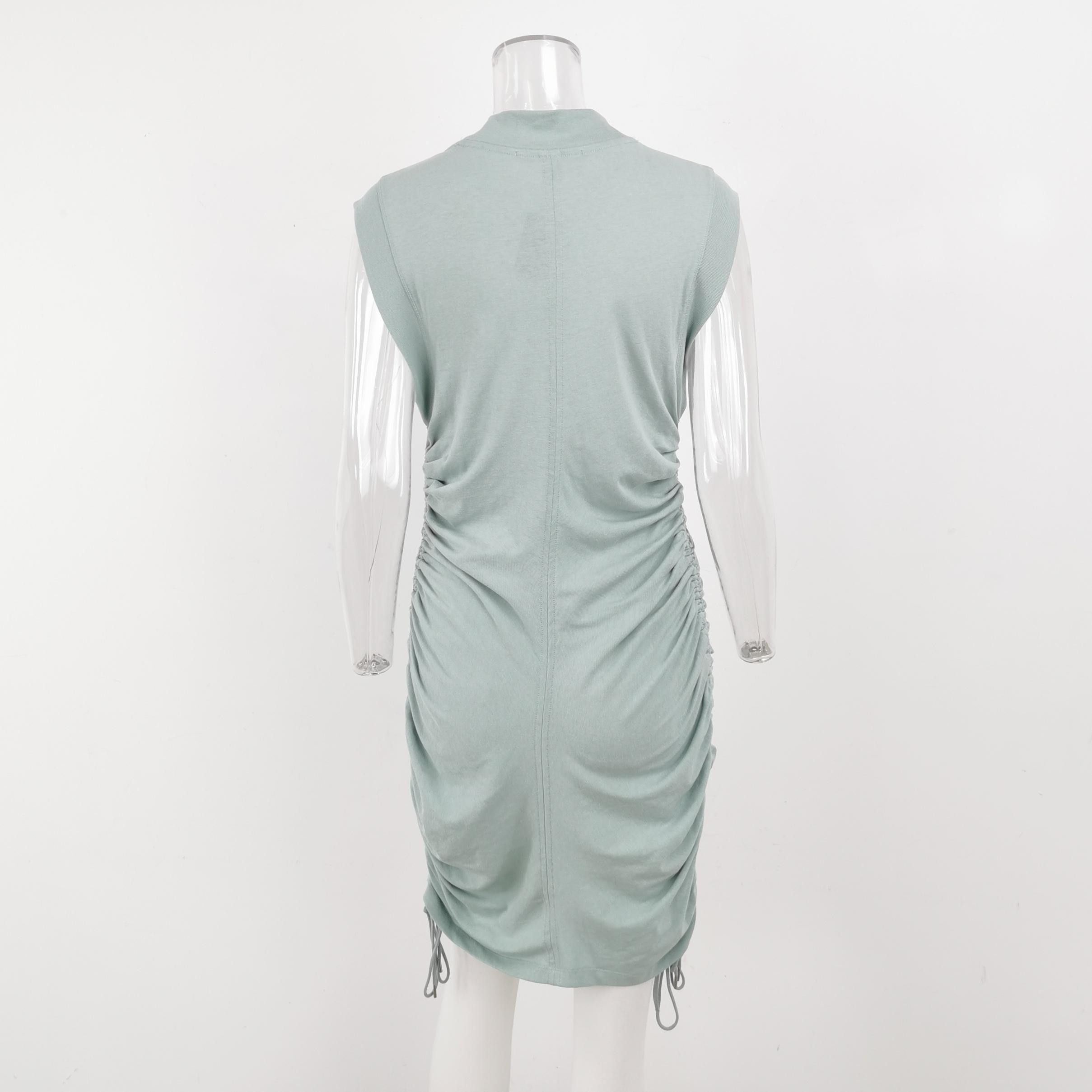 Alexander Wang Alexander Wang Ruched Cotton Mini Dress Size M Size M / US 6-8 / IT 42-44 - 3 Thumbnail