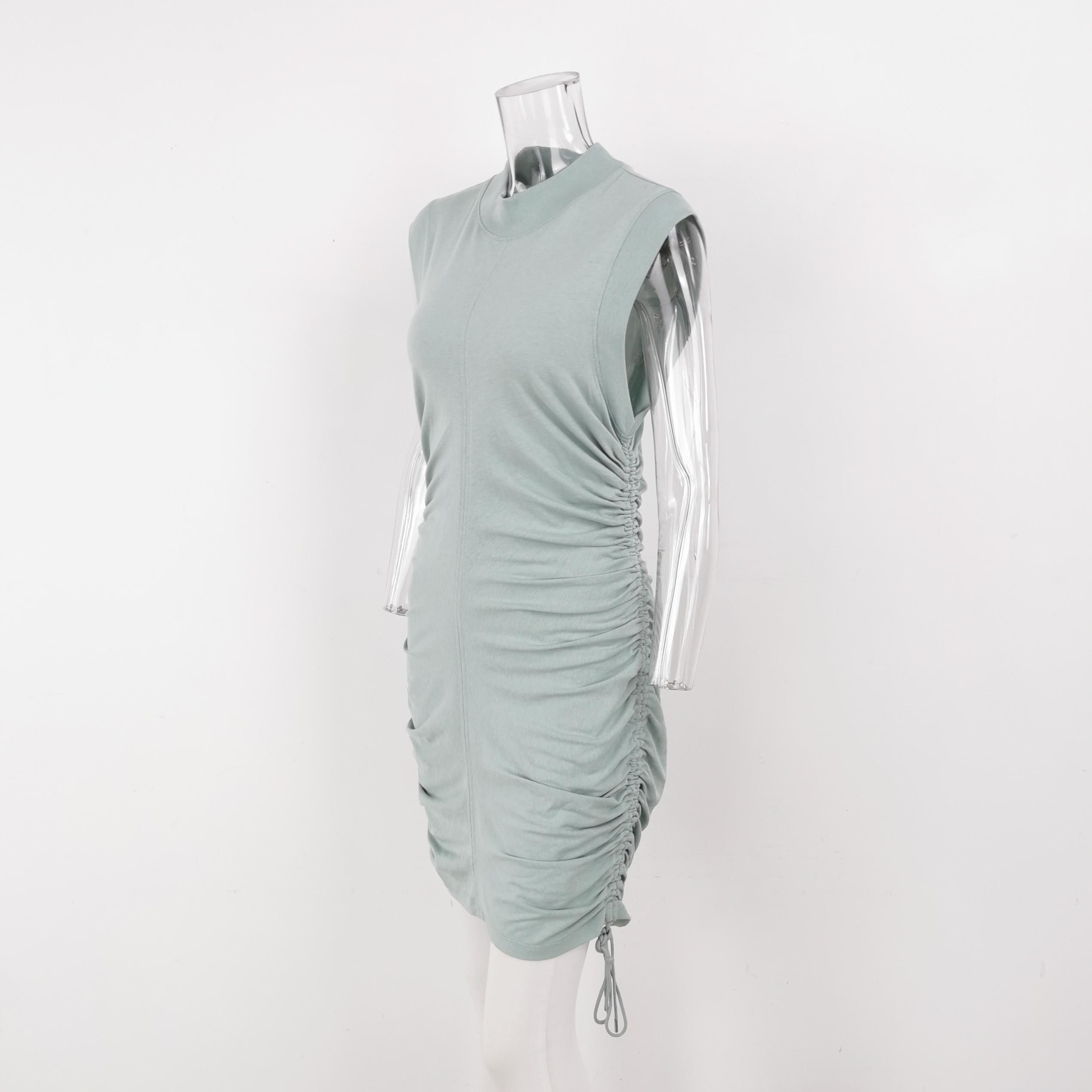 Alexander Wang Alexander Wang Ruched Cotton Mini Dress Size M Size M / US 6-8 / IT 42-44 - 2 Thumbnail