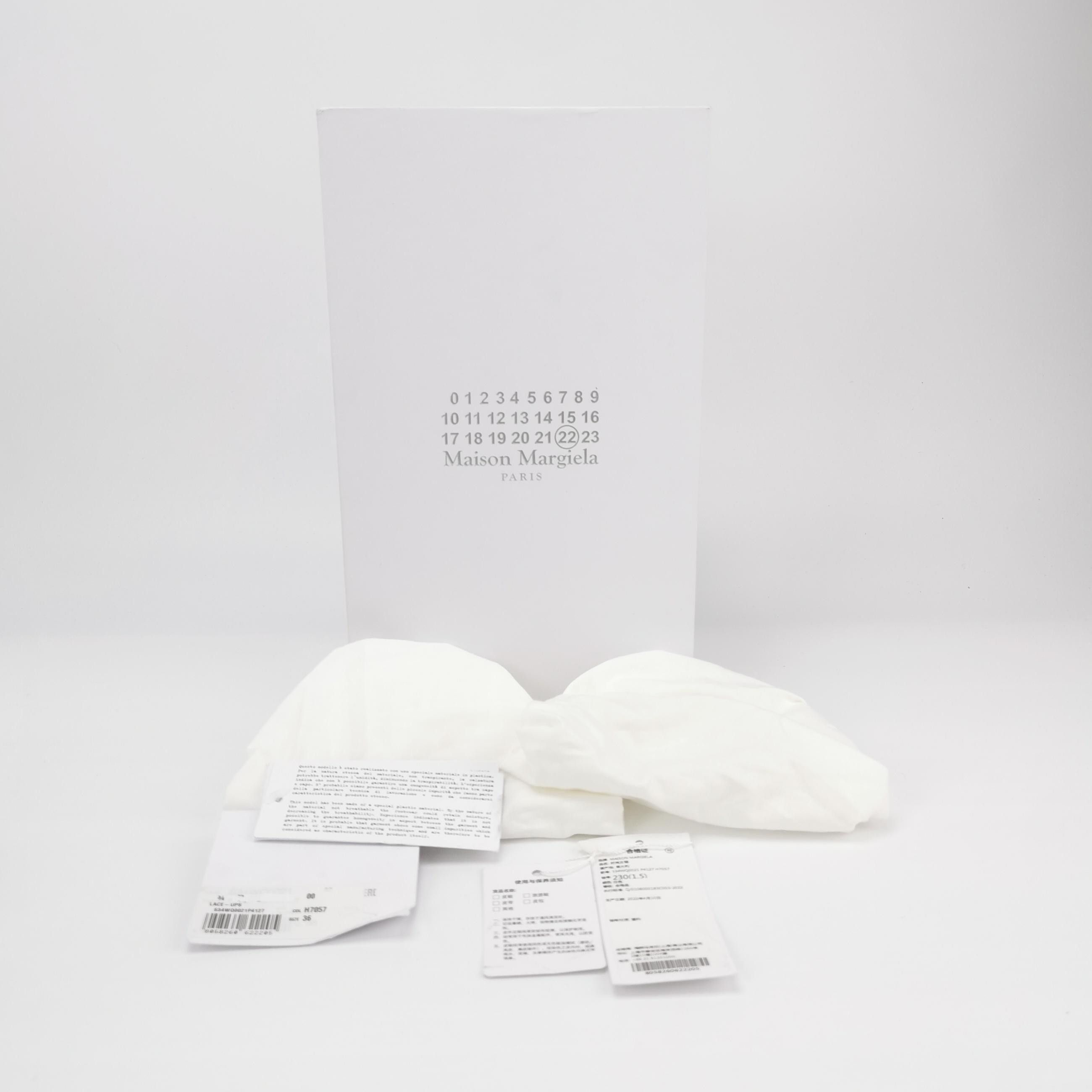 Maison Margiela Maison Margiela Transparent Tabi Lace-up Shoes Size 36 Size US 6 / IT 36 - 6 Thumbnail