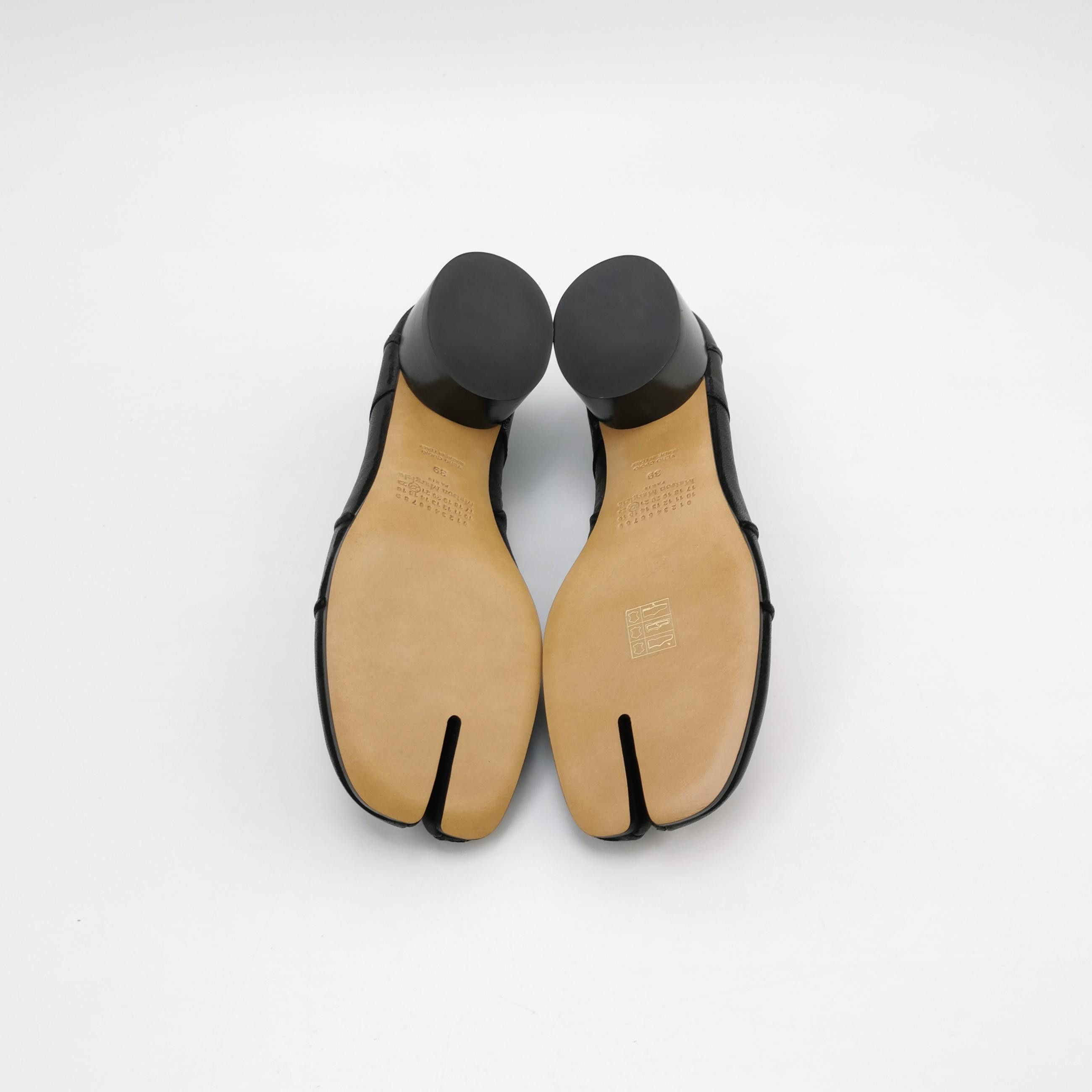 Maison Margiela Maison Margiela Black Tabi Block Heel Pumps Size 39 Size US 9 / IT 39 - 5 Thumbnail