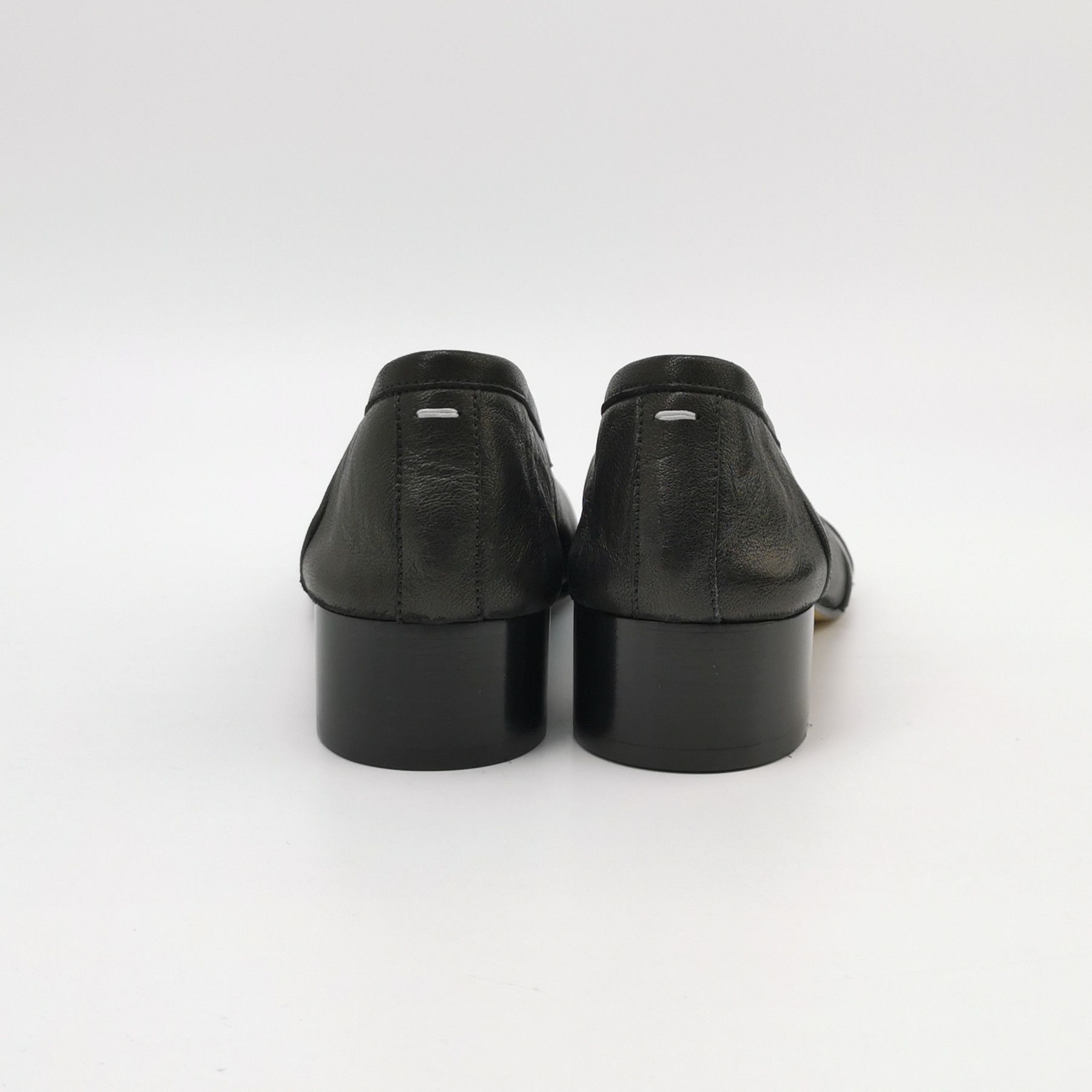 Maison Margiela Maison Margiela Black Tabi Block Heel Pumps Size 39 Size US 9 / IT 39 - 4 Thumbnail