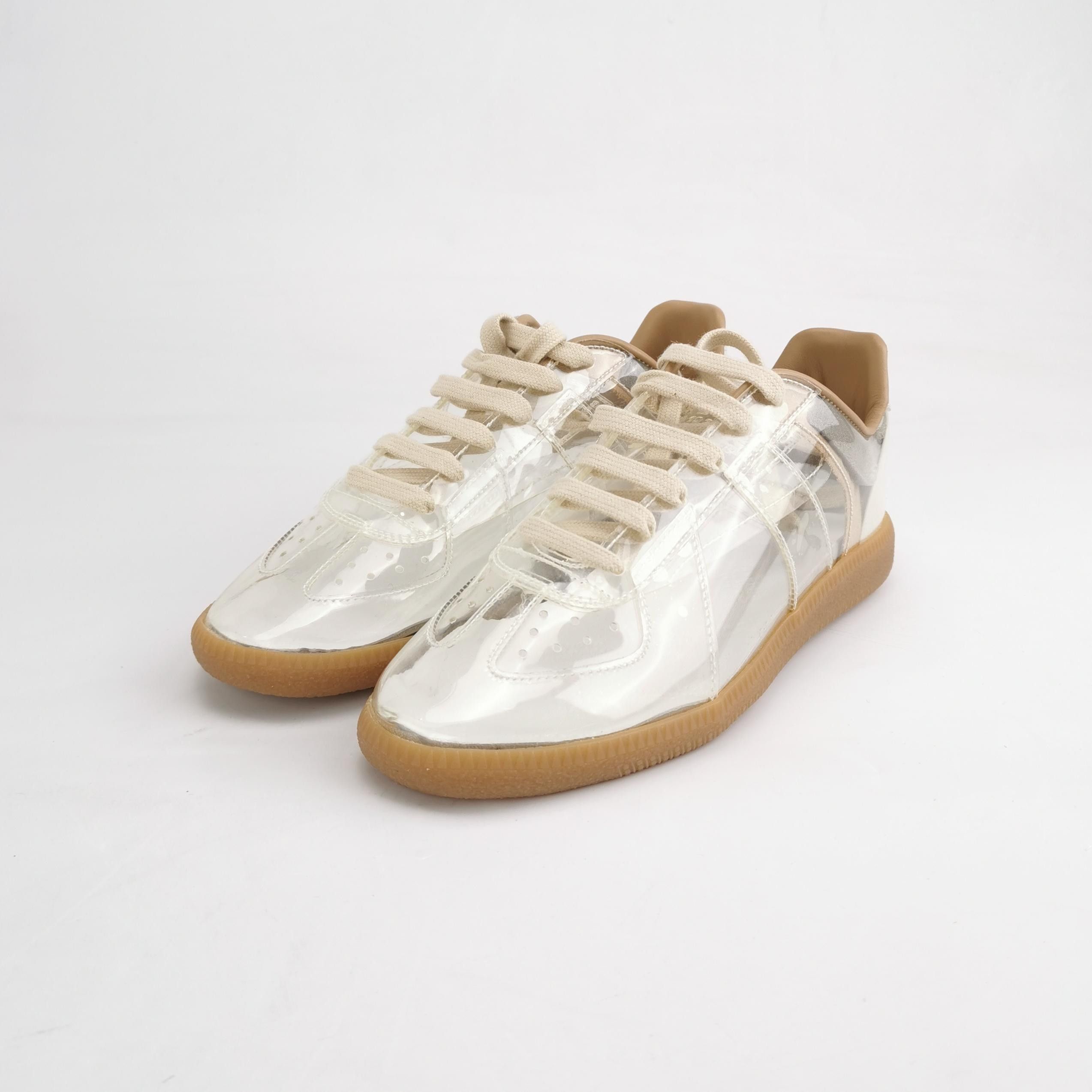 Maison Margiela Maison Margiela Transparent GAT Low-Top Sneakers Size 38 Size US 8 / IT 38 - 3 Thumbnail