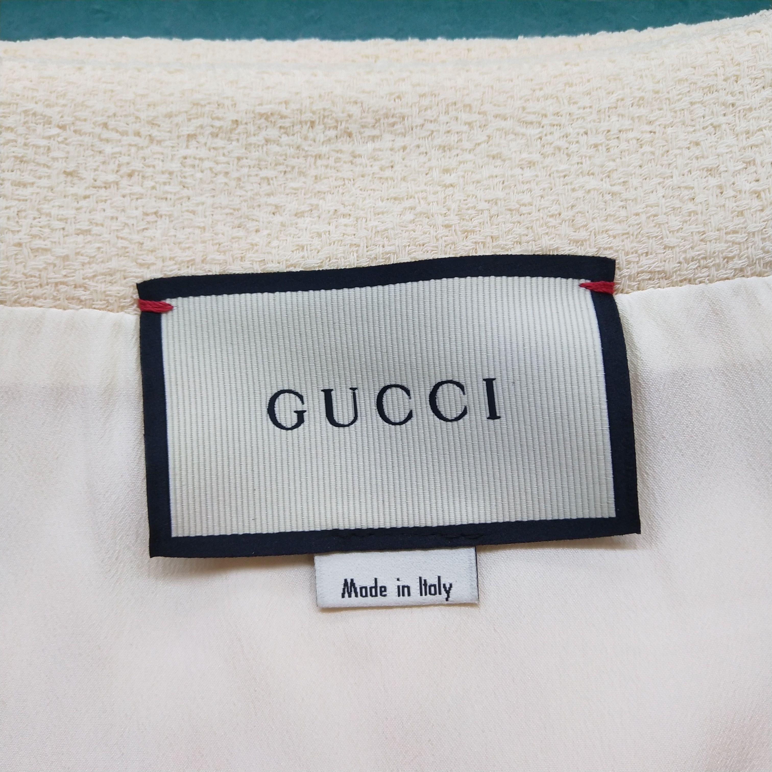 Gucci Gucci Contrast Trim Wool Midi Skirt Size 38 Size 26" / US 2 / IT 38 - 7 Thumbnail