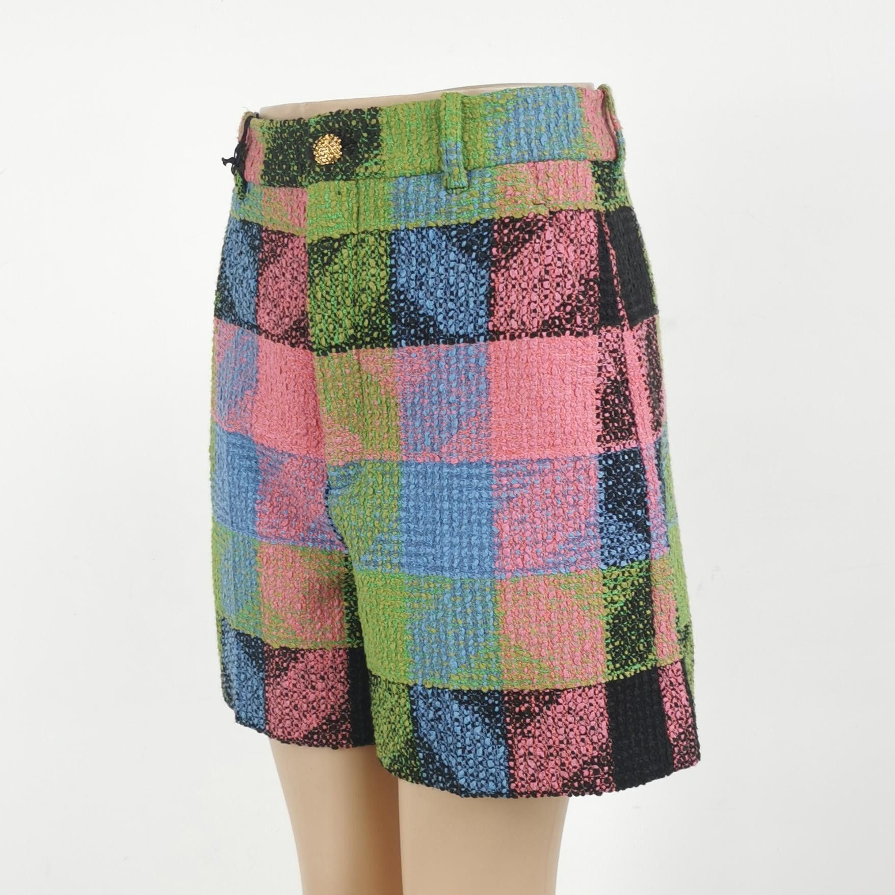 Gucci Gucci Plaid Tweed Shorts Size 36 Size 25" / US 0 / IT 36 - 2 Thumbnail