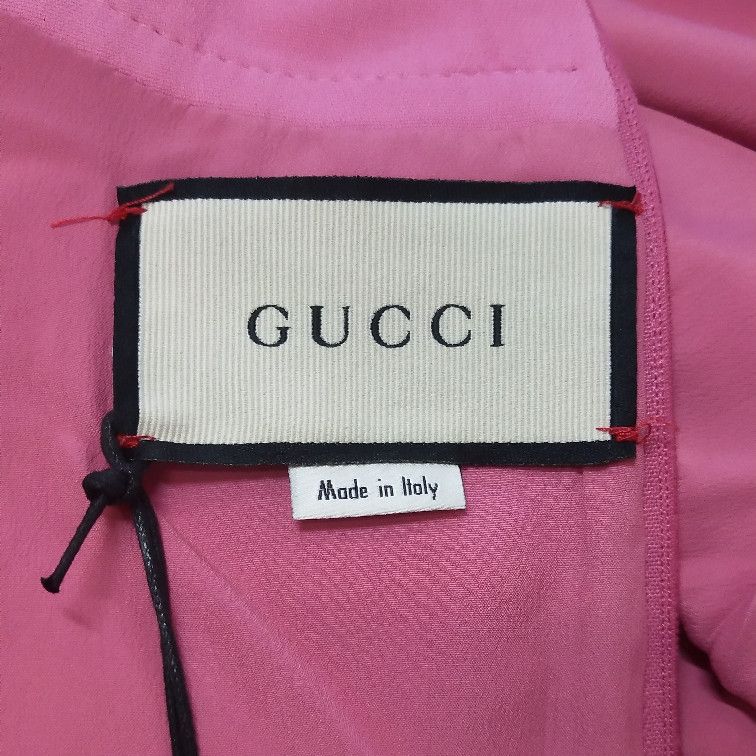 Gucci Gucci Pink Button Detail Mini Dress Size 38 Size XS / US 0-2 / IT 36-38 - 6 Thumbnail