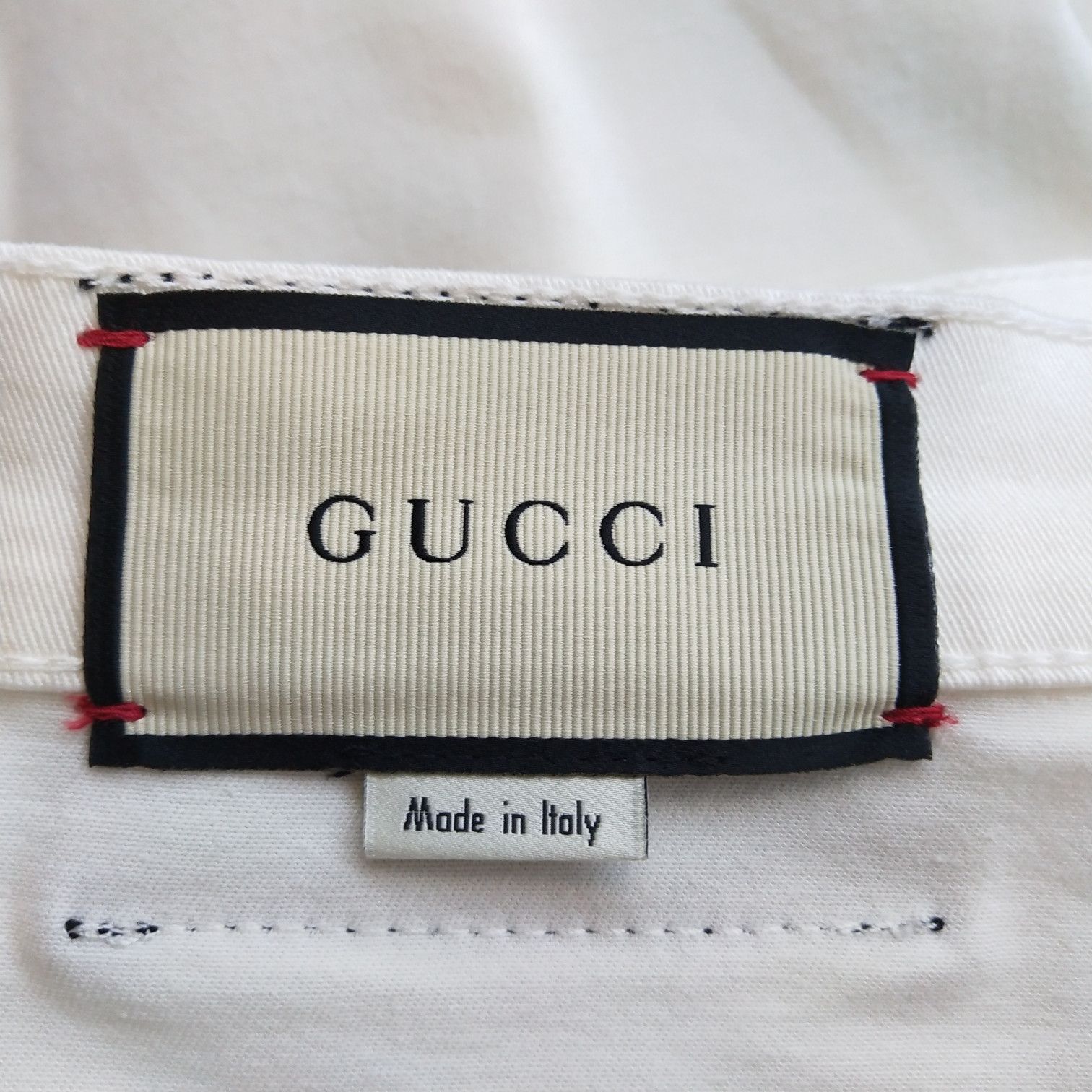 Gucci Gucci Logo Cotton Casual Pants Size 27 Size US 27 - 8 Thumbnail