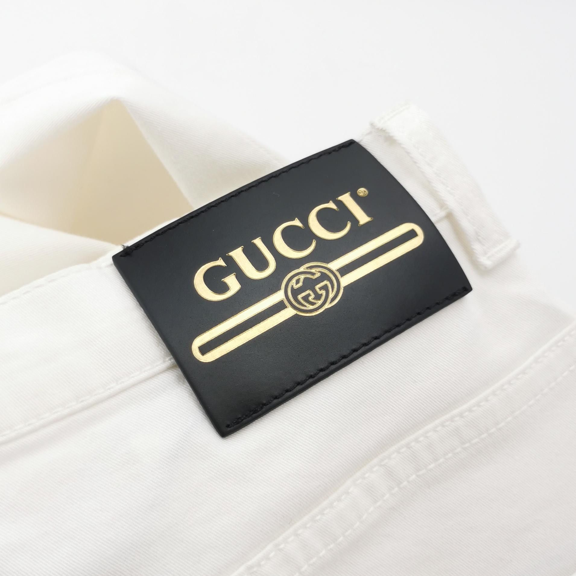 Gucci Gucci Logo Cotton Casual Pants Size 27 Size US 27 - 4 Thumbnail