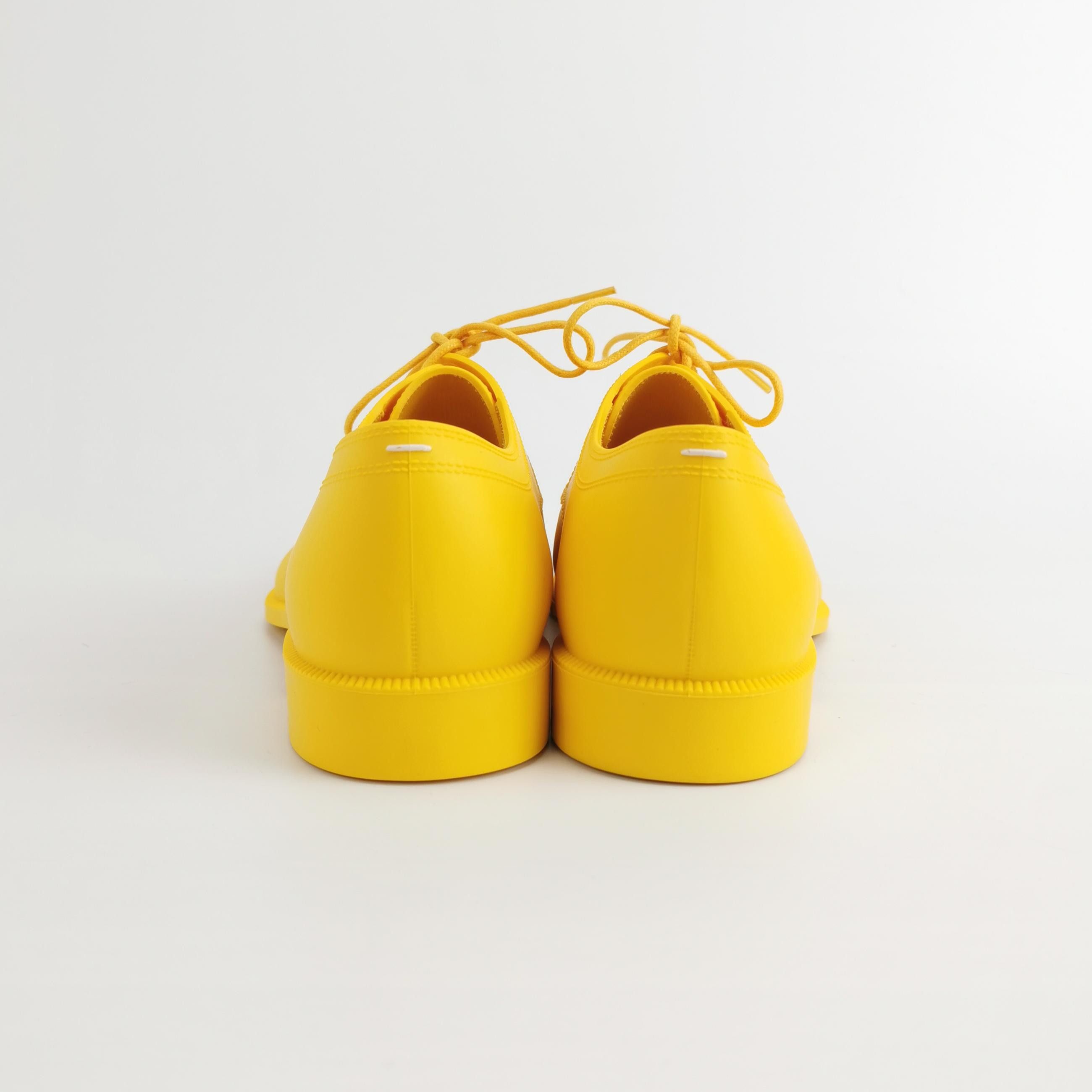 Maison Margiela Maison Margiela Yellow Tabi Lace-Up Flats Size 37 Size US 7 / IT 37 - 4 Thumbnail