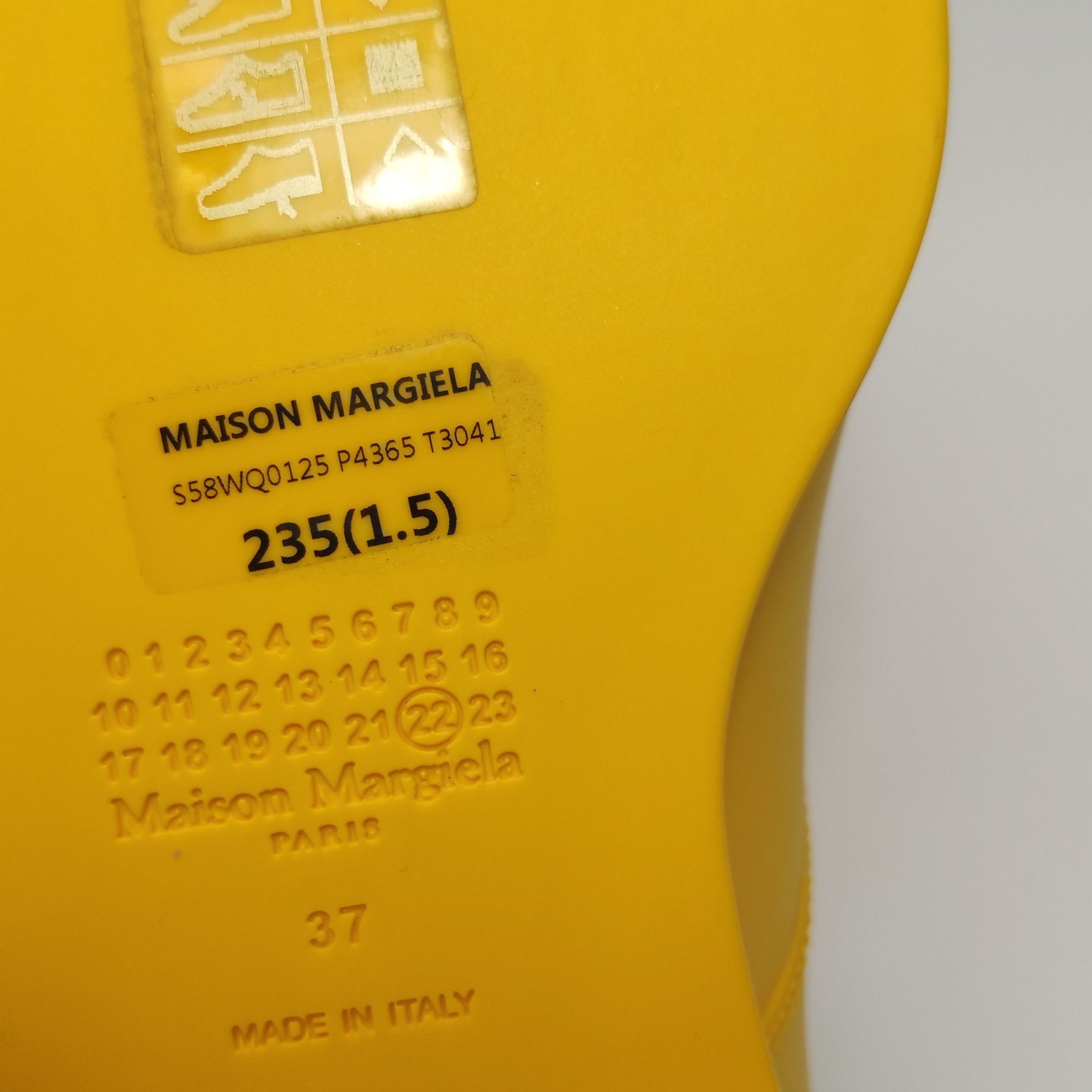 Maison Margiela Maison Margiela Yellow Tabi Lace-Up Flats Size 37 Size US 7 / IT 37 - 9 Thumbnail