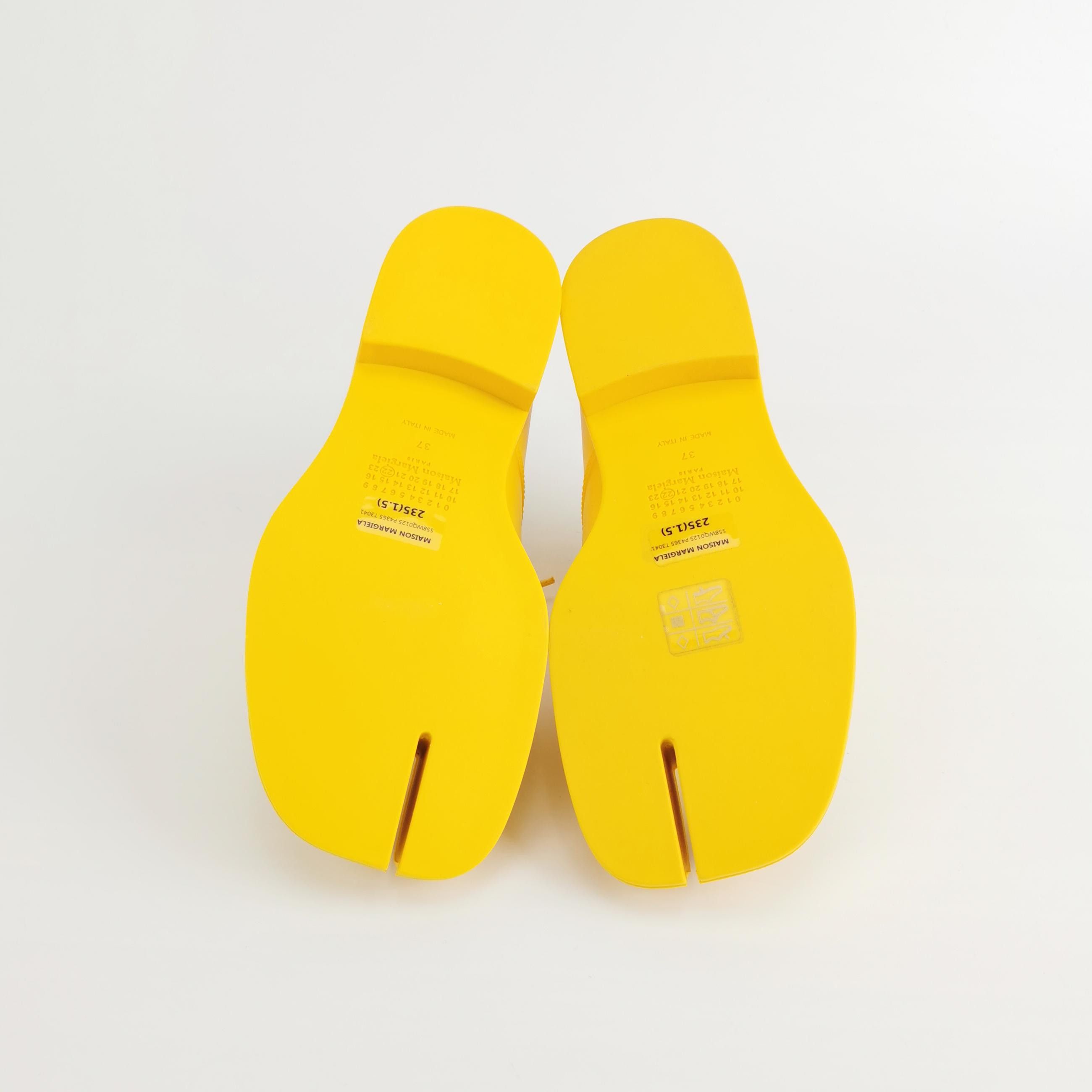 Maison Margiela Maison Margiela Yellow Tabi Lace-Up Flats Size 37 Size US 7 / IT 37 - 5 Thumbnail