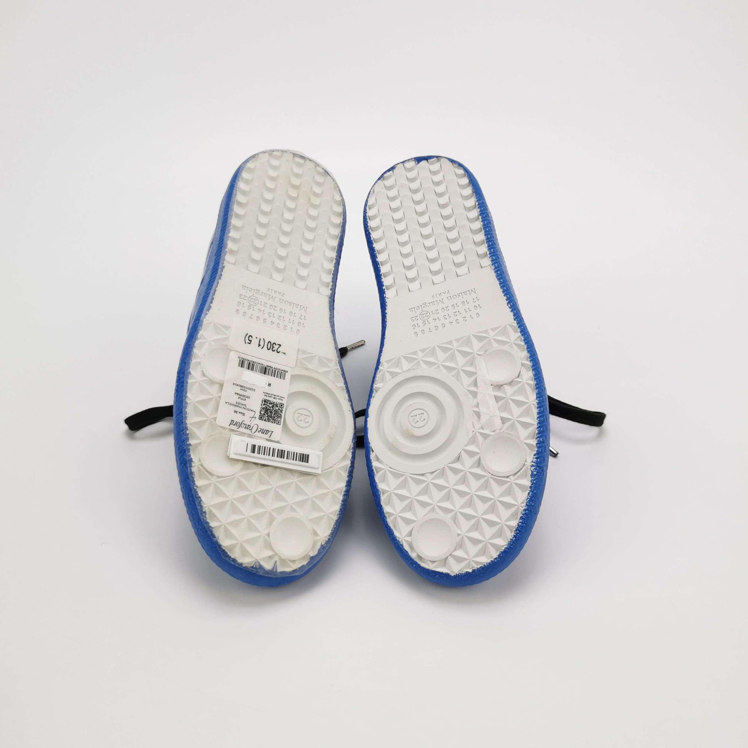 Maison Margiela Maison Margiela Blue Patent Replica Sneakers Size 36 Size US 6 / IT 36 - 5 Thumbnail