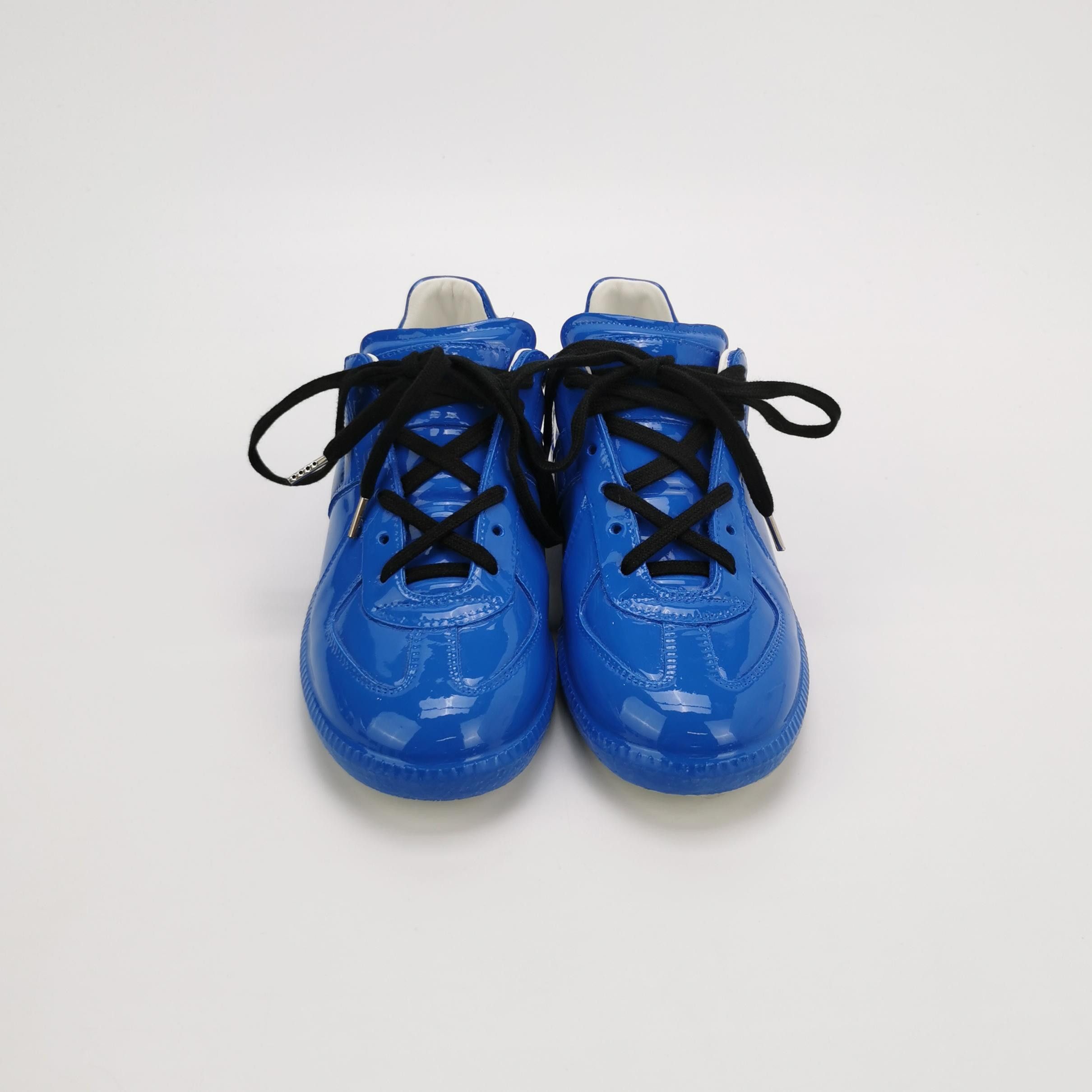 Maison Margiela Maison Margiela Blue Patent Replica Sneakers Size 36 Size US 6 / IT 36 - 3 Thumbnail