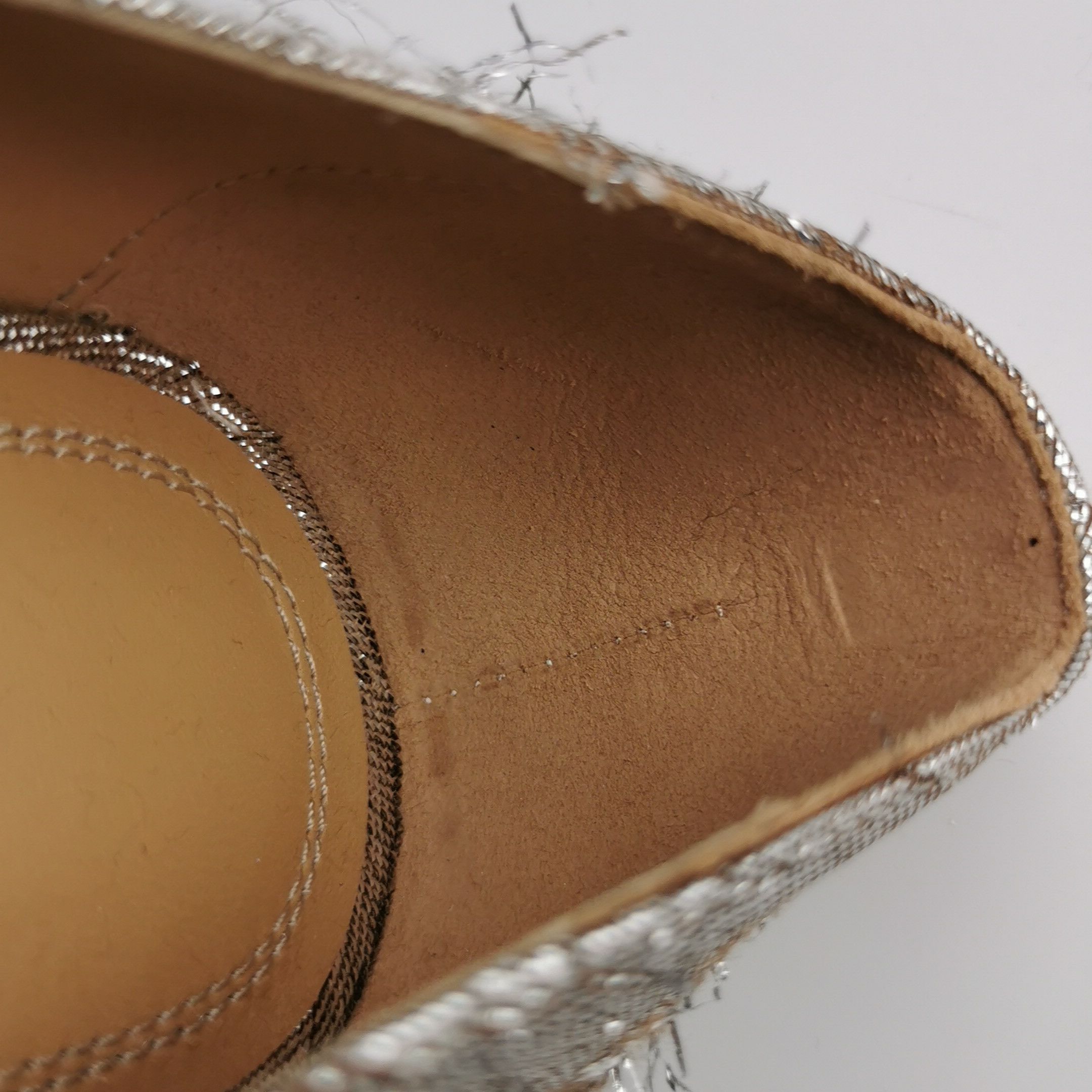 Maison Margiela Maison Margiela Metallic Distressed Heels Size 37 Size US 7 / IT 37 - 10 Thumbnail