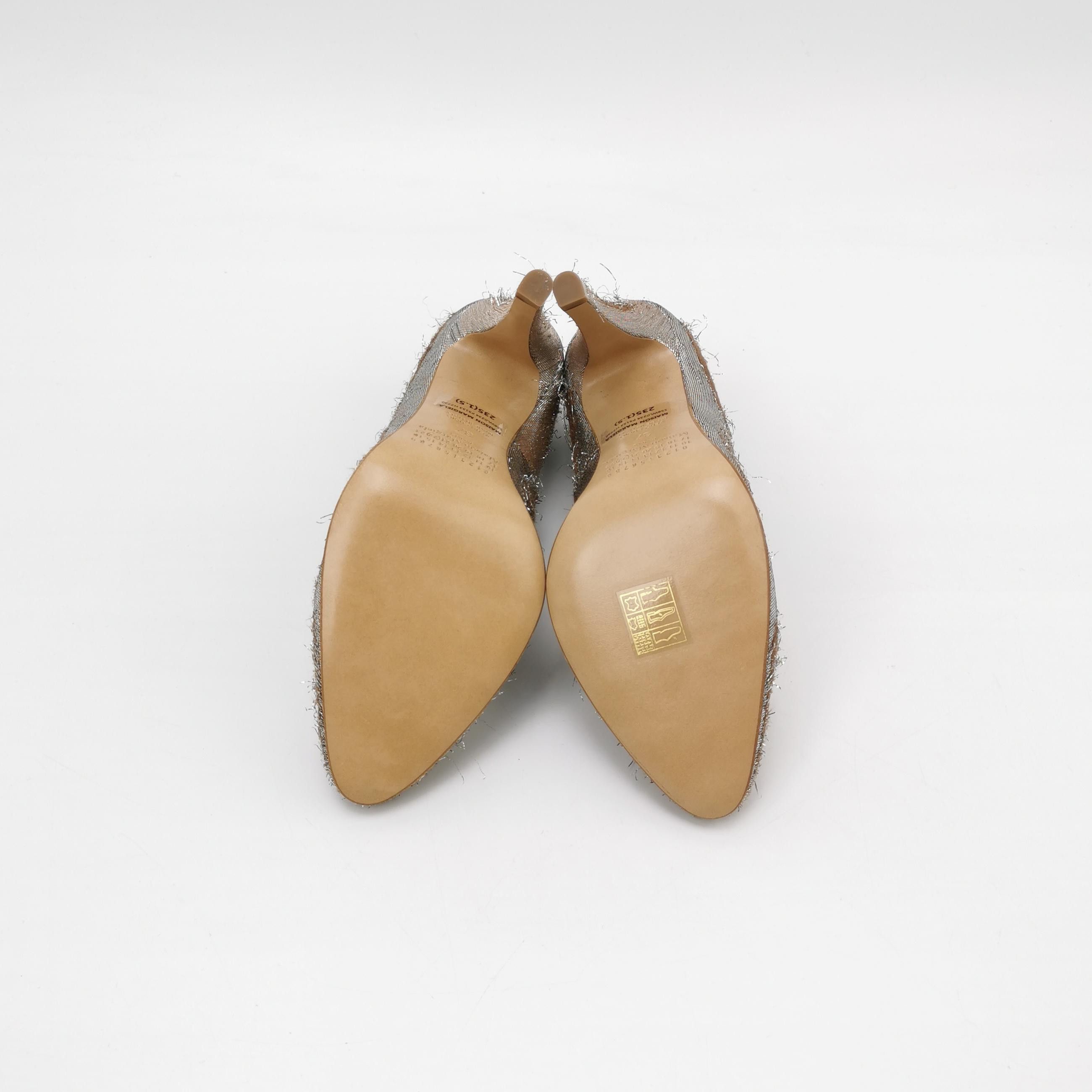 Maison Margiela Maison Margiela Metallic Distressed Heels Size 37 Size US 7 / IT 37 - 5 Thumbnail