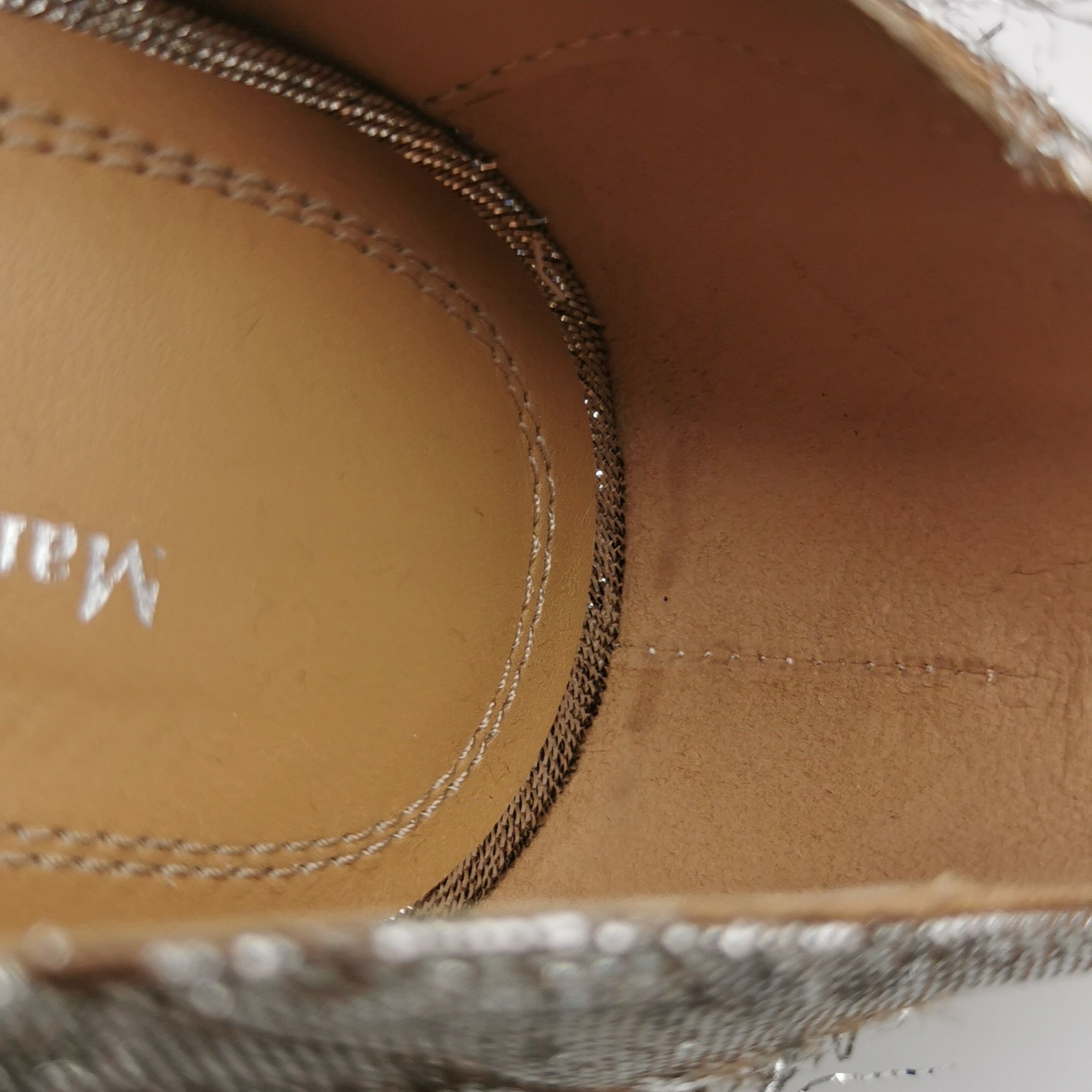 Maison Margiela Maison Margiela Metallic Distressed Heels Size 37 Size US 7 / IT 37 - 9 Thumbnail
