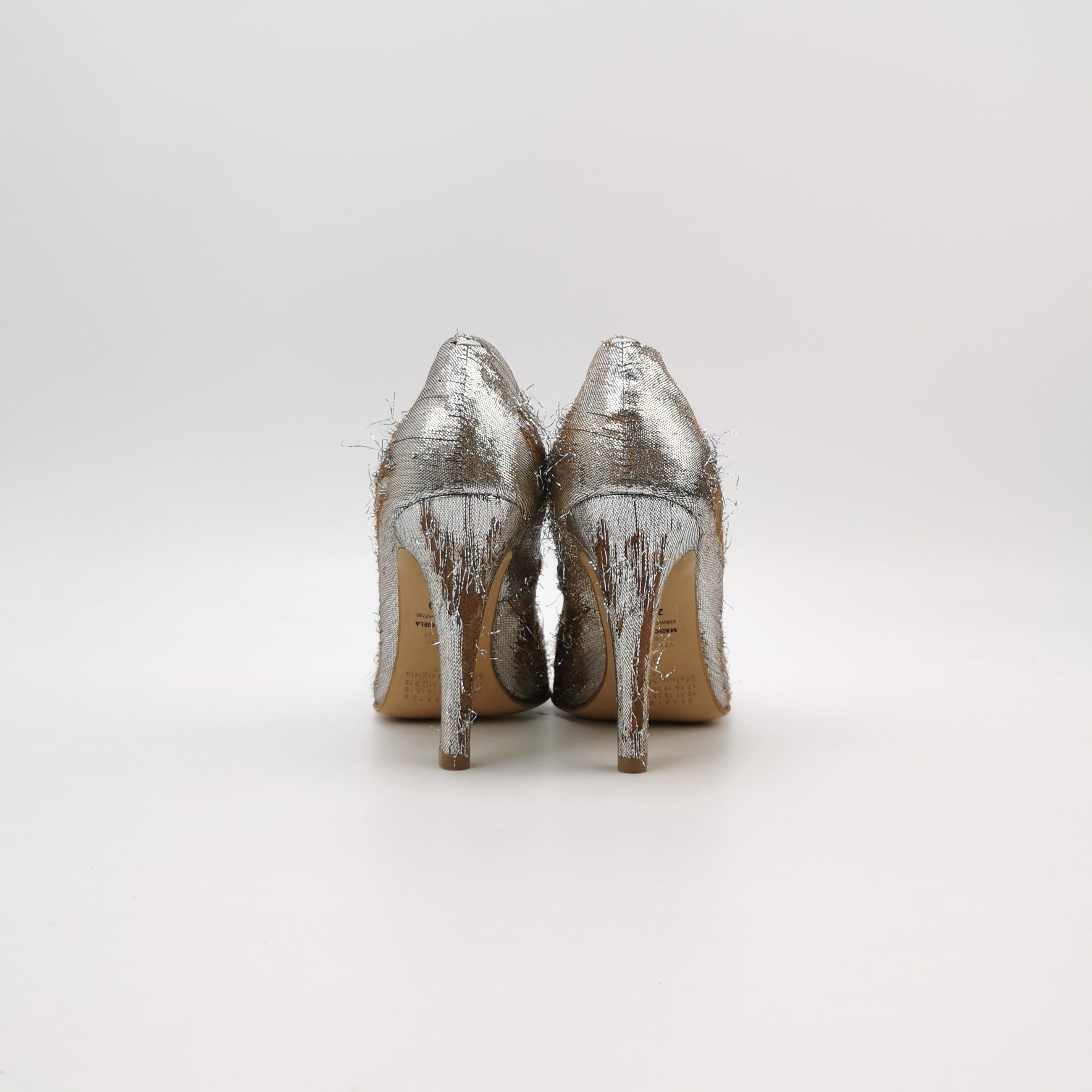 Maison Margiela Maison Margiela Metallic Distressed Heels Size 37 Size US 7 / IT 37 - 4 Thumbnail