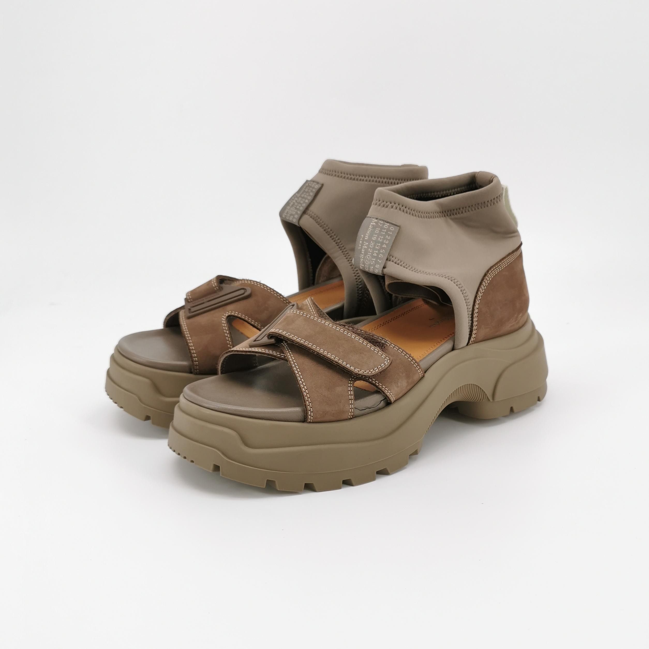 Maison Margiela Maison Margiela Suede Platform Sandals Size 37 Size US 7 / IT 37 - 2 Thumbnail