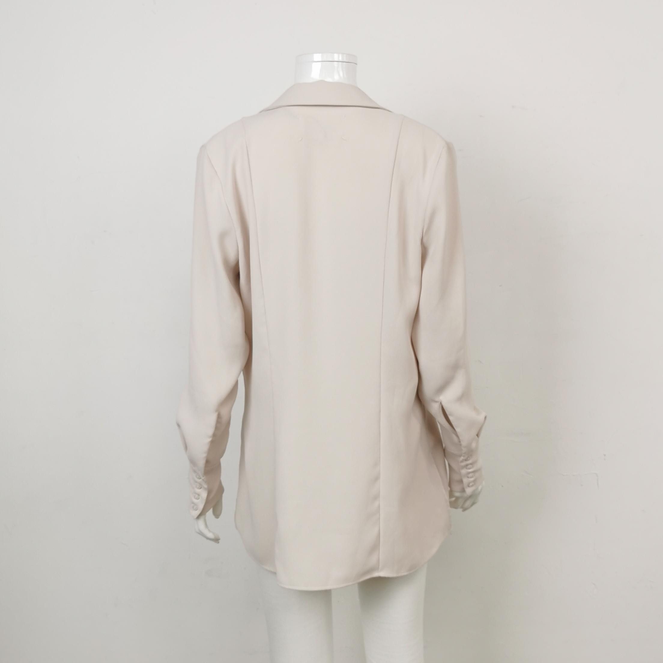 Maison Margiela Maison Margiela Beige Long Sleeve Button Up Shirt Size 36 Size XS / US 0-2 / IT 36-38 - 2 Thumbnail