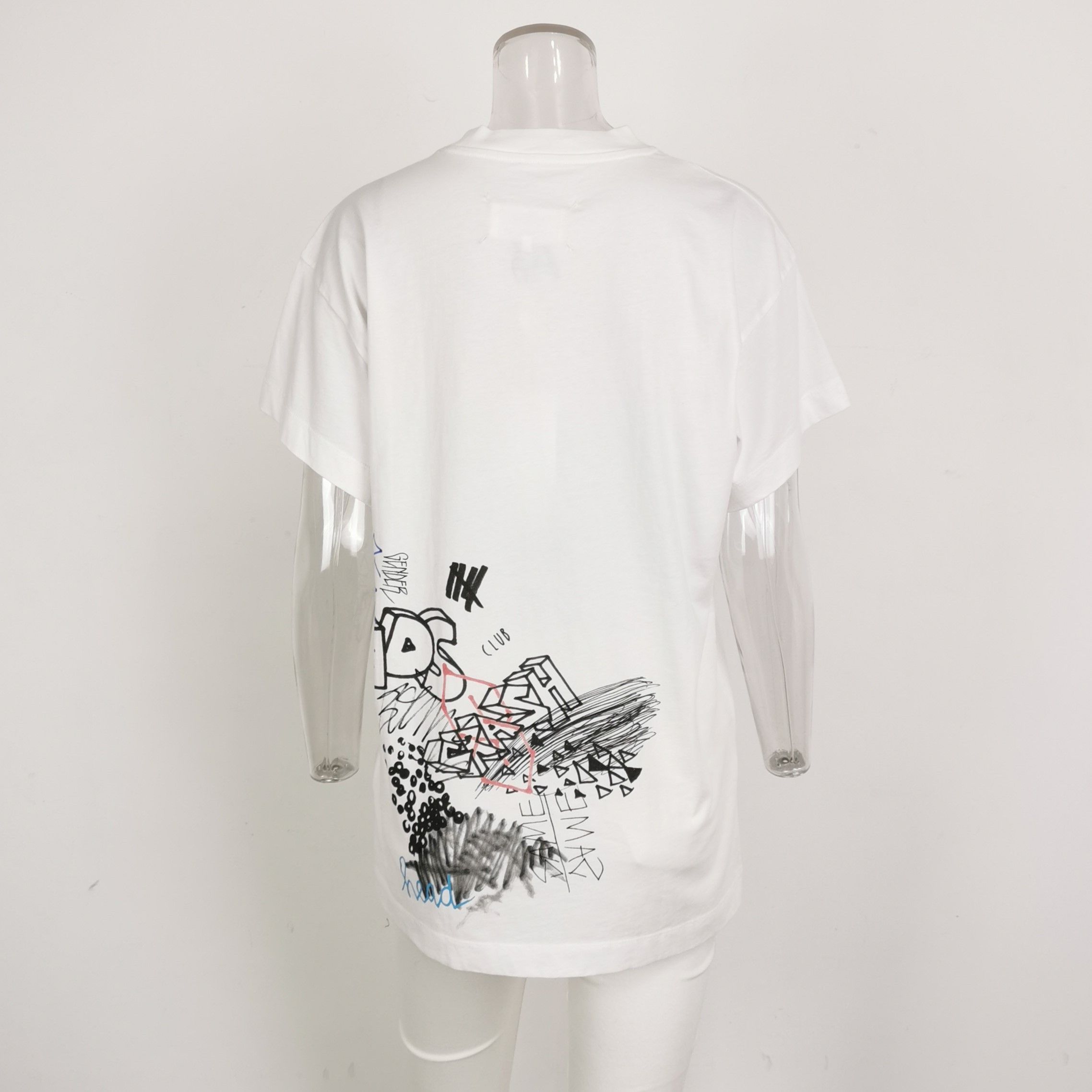 Maison Margiela Maison Margiela Graffiti Print T-Shirt Size XS Size XS / US 0-2 / IT 36-38 - 3 Thumbnail