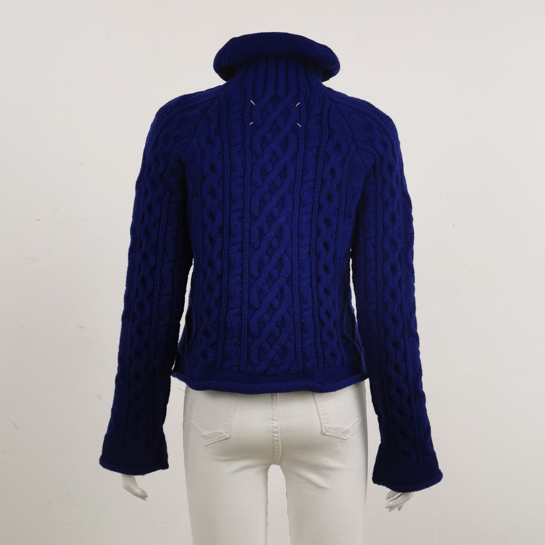 Maison Margiela Maison Margiela Cable Knit Turtleneck Sweater Size S Size S / US 4 / IT 40 - 2 Thumbnail