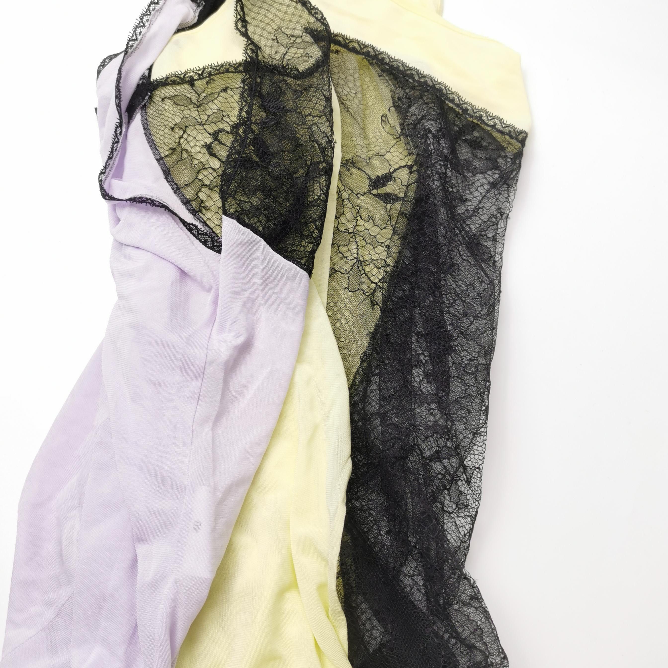 Maison Margiela Maison Margiela Colorblock Lace Tank Top Size 40 Size S / US 4 / IT 40 - 3 Thumbnail