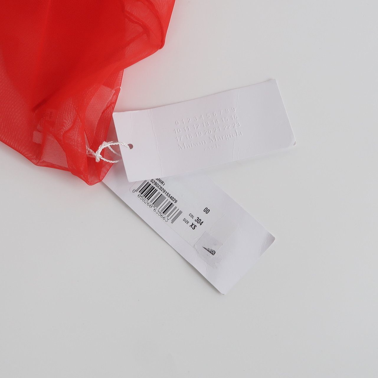 Maison Margiela Maison Margiela Red Mesh T-Shirt Size XS Size XS / US 0-2 / IT 36-38 - 4 Thumbnail
