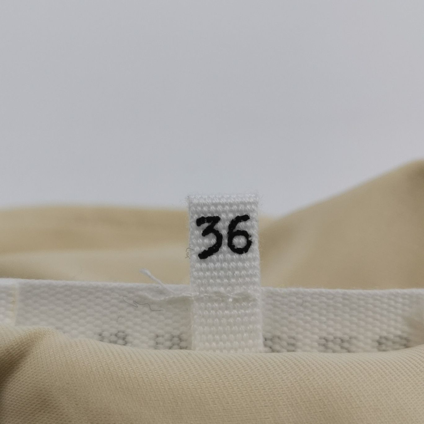 Maison Margiela Maison Margiela Beige Silk Blend Button Up Shirt Size 36 Size XS / US 0-2 / IT 36-38 - 5 Thumbnail