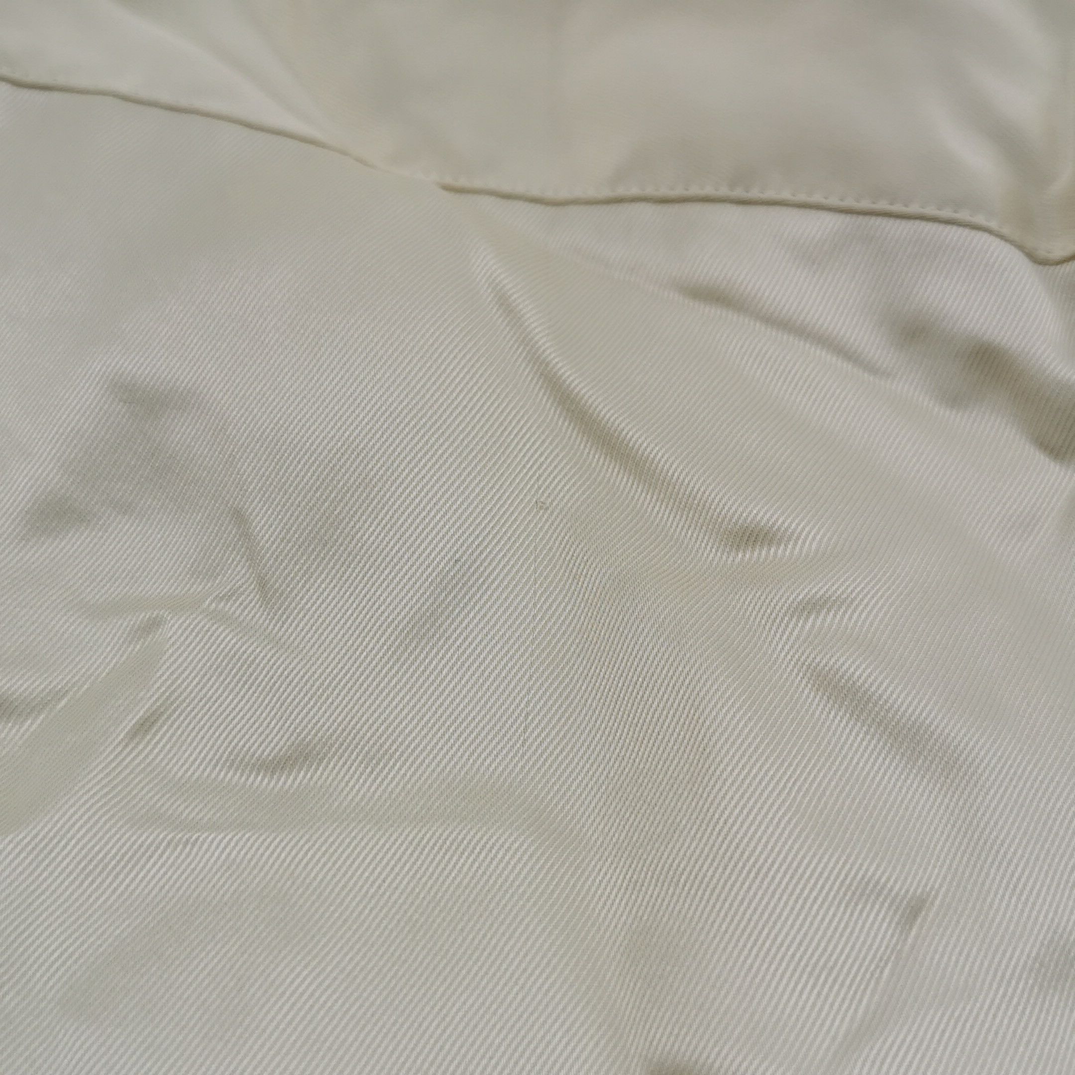 Maison Margiela Maison Margiela Beige Silk Blend Button Up Shirt Size 36 Size XS / US 0-2 / IT 36-38 - 8 Thumbnail