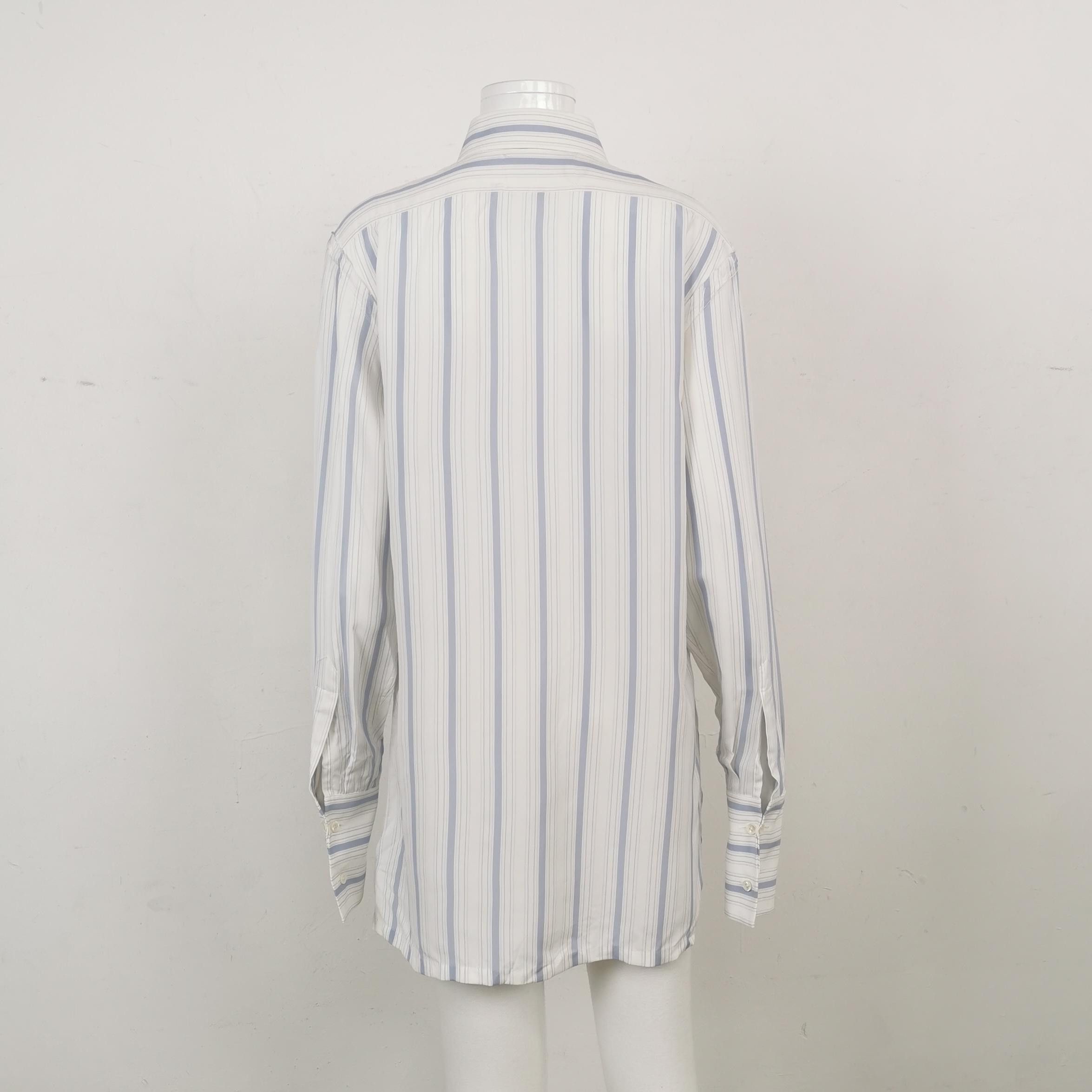 Maison Margiela Maison Margiela Striped Button Up Shirt Size 40 Size S / US 4 / IT 40 - 2 Thumbnail