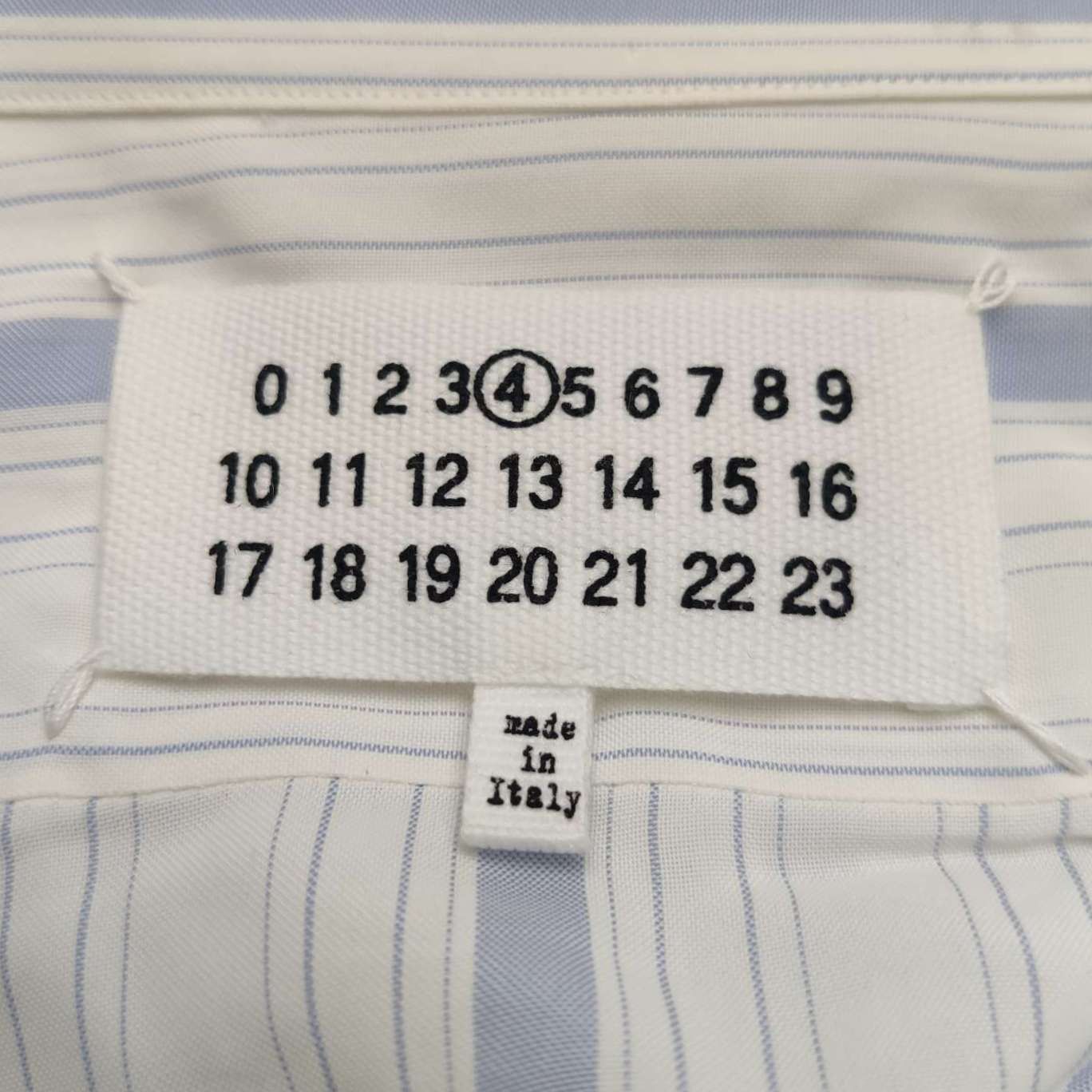 Maison Margiela Maison Margiela Striped Button Up Shirt Size 40 Size S / US 4 / IT 40 - 4 Thumbnail