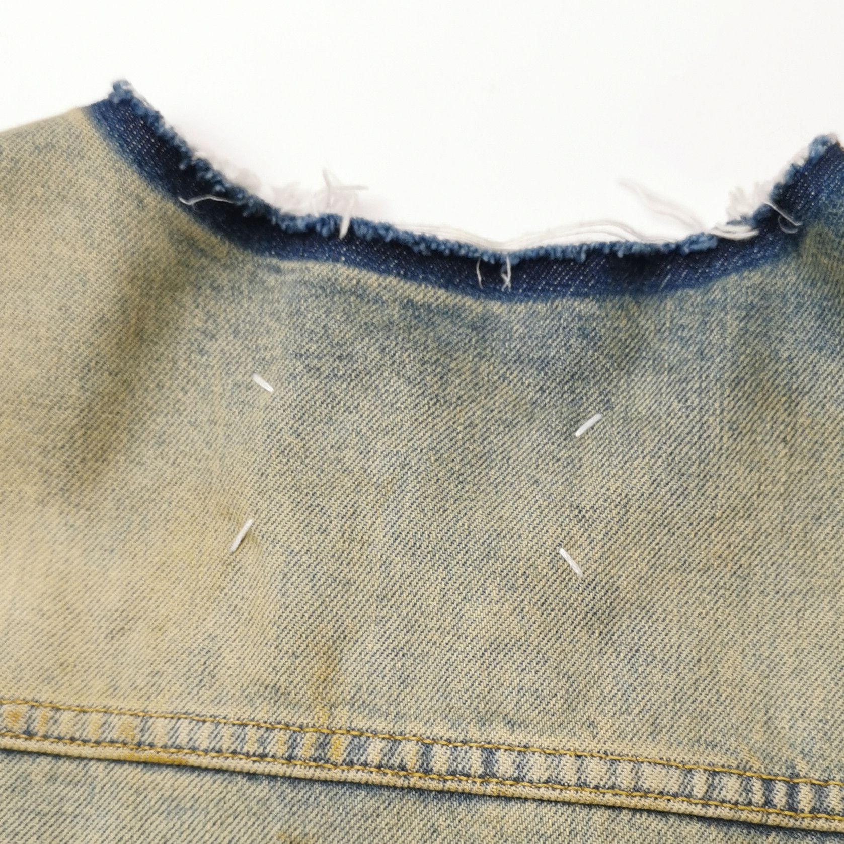 Maison Margiela Maison Margiela Distressed Denim Vest Size 36 Size XS / US 0-2 / IT 36-38 - 3 Thumbnail