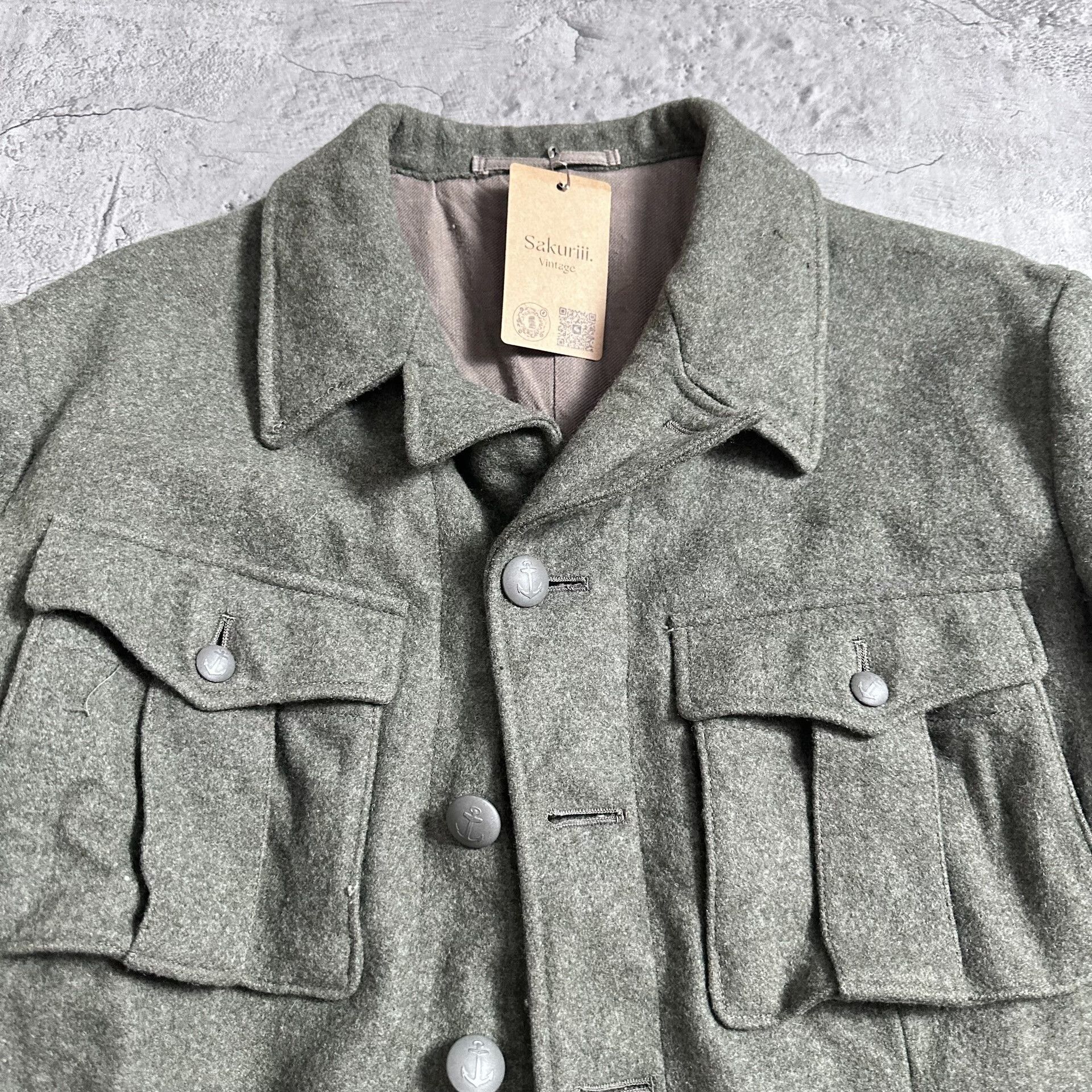 Vintage Vintage US Navy Deck Coat XL Size US XL / EU 56 / 4 - 3 Thumbnail