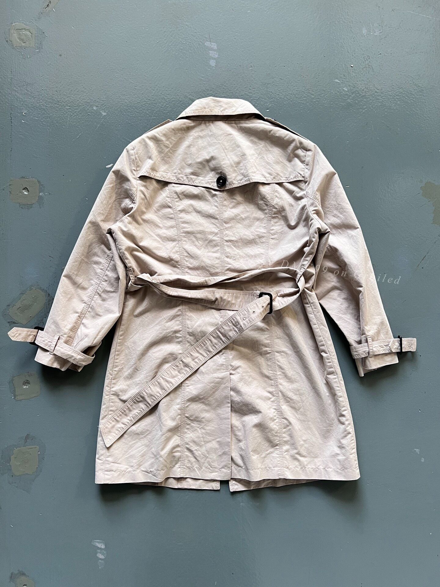Vintage Vintage Burberry Trench Coat Size US XL / EU 56 / 4 - 4 Thumbnail