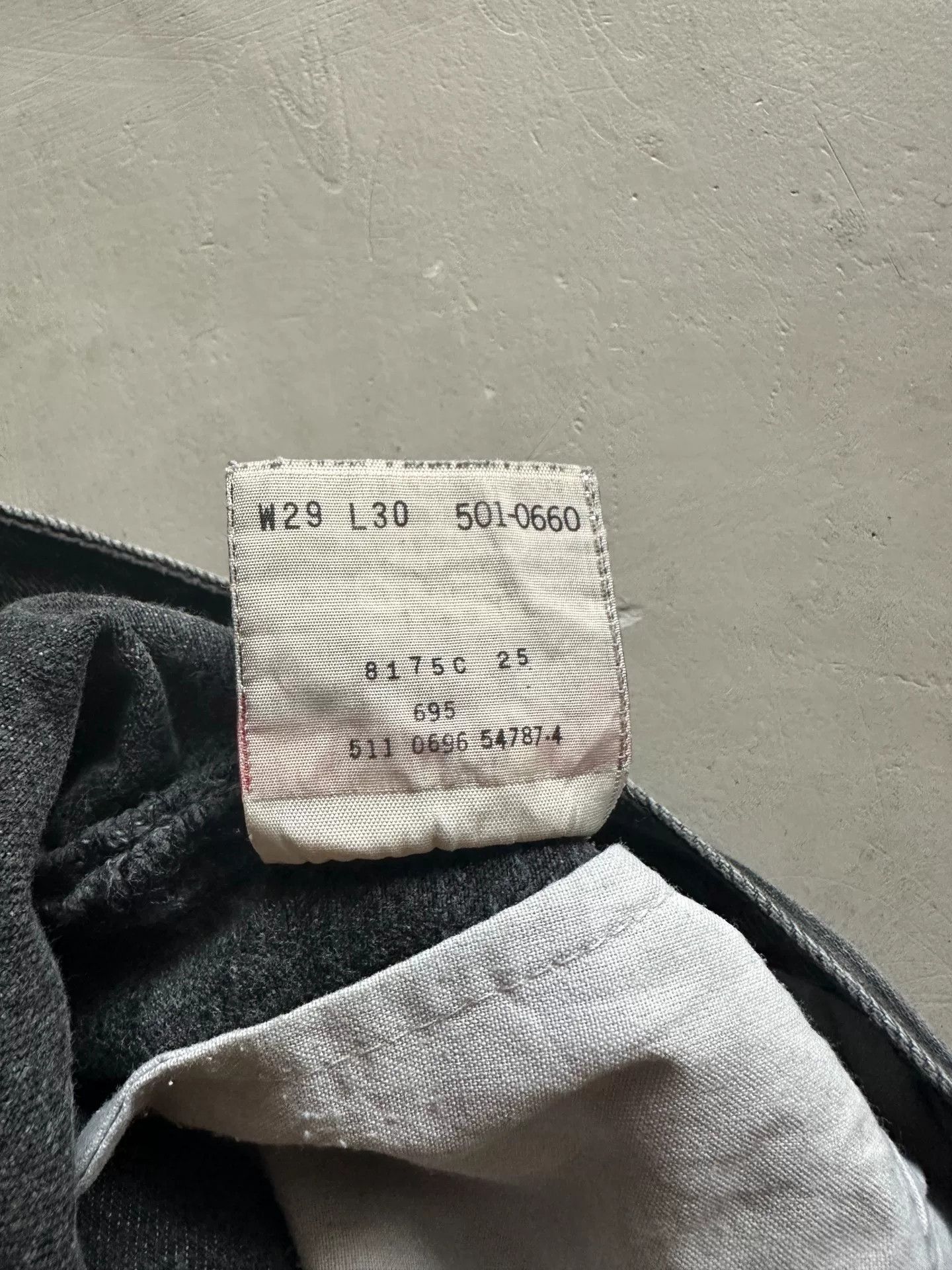 Vintage Vintage Levis 501 Black Women's Jeans Size 28" / US 6 / IT 42 - 6 Thumbnail